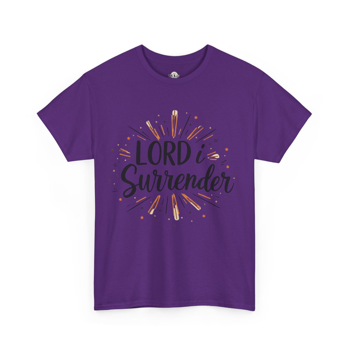 Lord, I Surrender 3—Spiritual Unisex Tee - "Lord, I Surrender" - Faith Shirt, Religious Apparel, Christian Gift, Inspirational Top, Everyday Wear