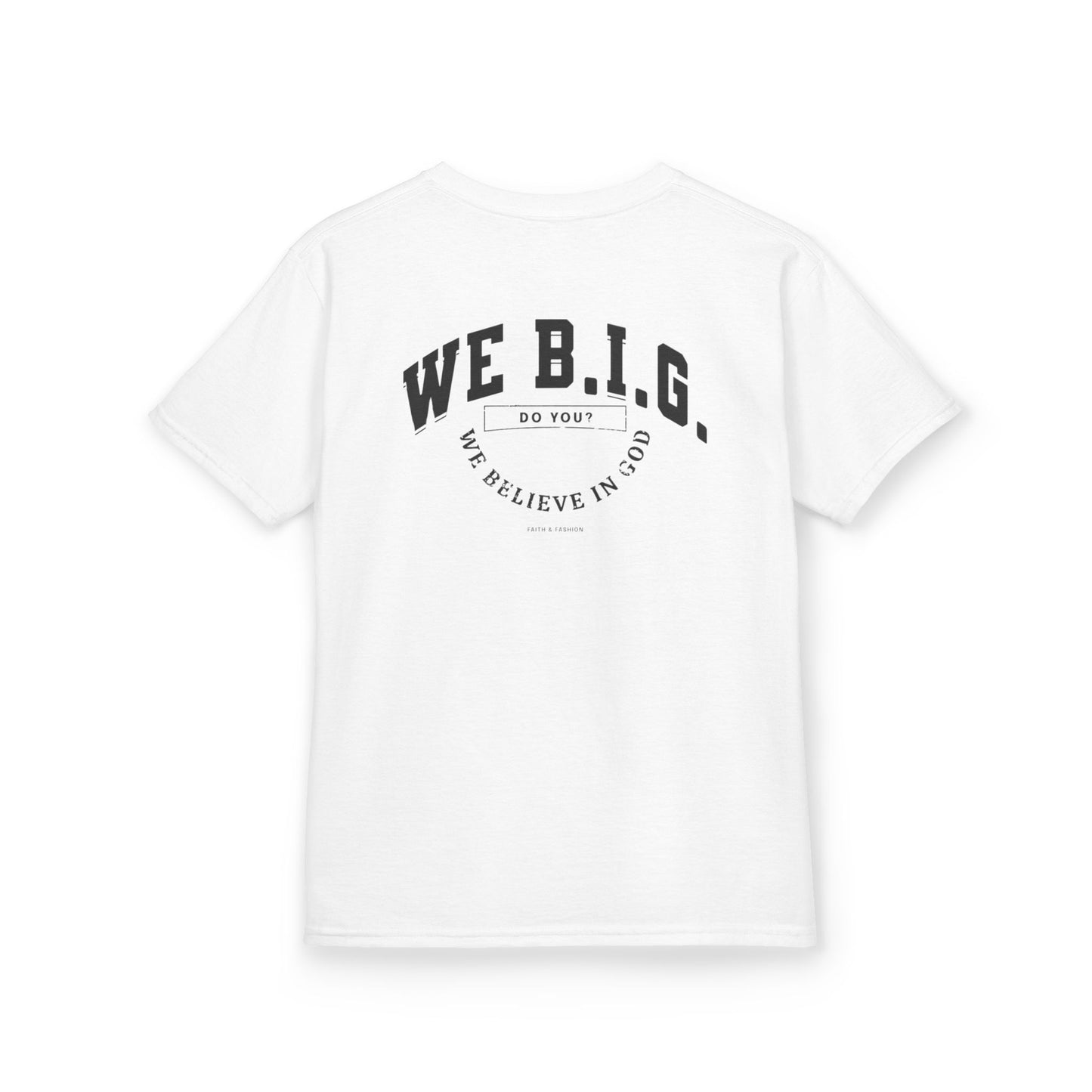 'We Believe in GOD' - Fun Cotton Shirt for Celebrations, Faith-Based Events, Everyday Wear
