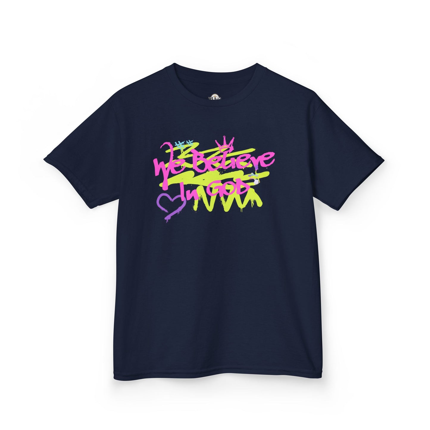 We Believe In God Inspirational Youth Shirt, Christian Kids Clothing