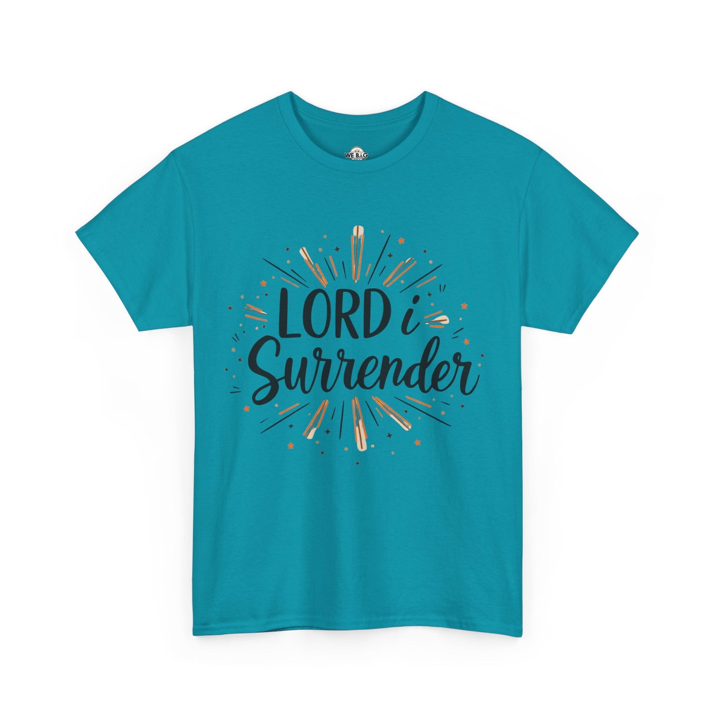 Lord, I Surrender 3—Spiritual Unisex Tee - "Lord, I Surrender" - Faith Shirt, Religious Apparel, Christian Gift, Inspirational Top, Everyday Wear