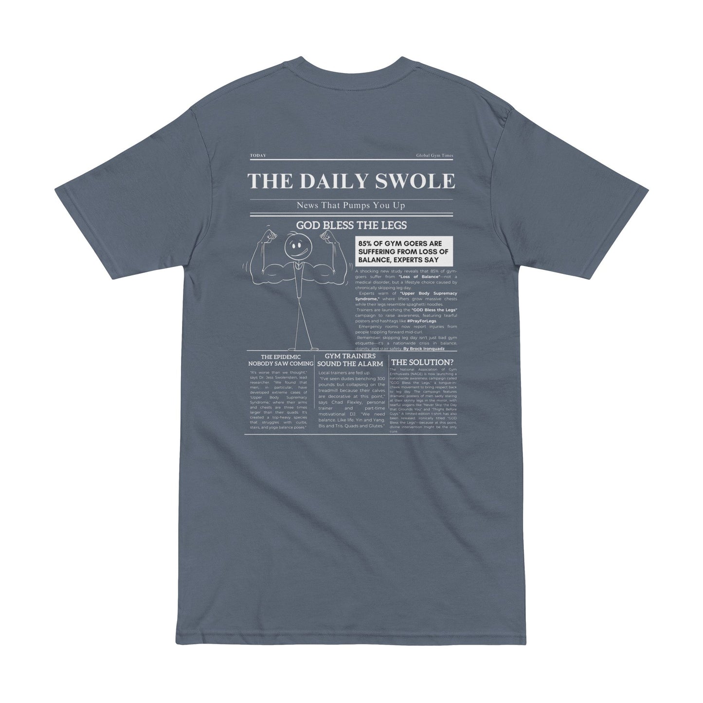 Men's Fitness Tee with Humor