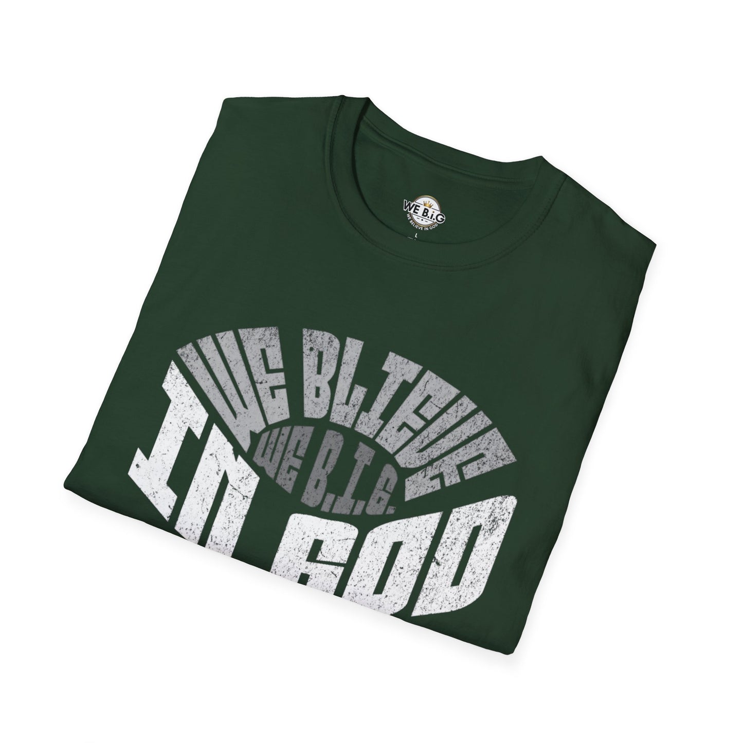 We B.i.G. Stadium—Inspirational Faith Unisex T-Shirt - Perfect for Church, Gift for Friends, Christian Apparel, Casual Wear, Faith-Based Fashion