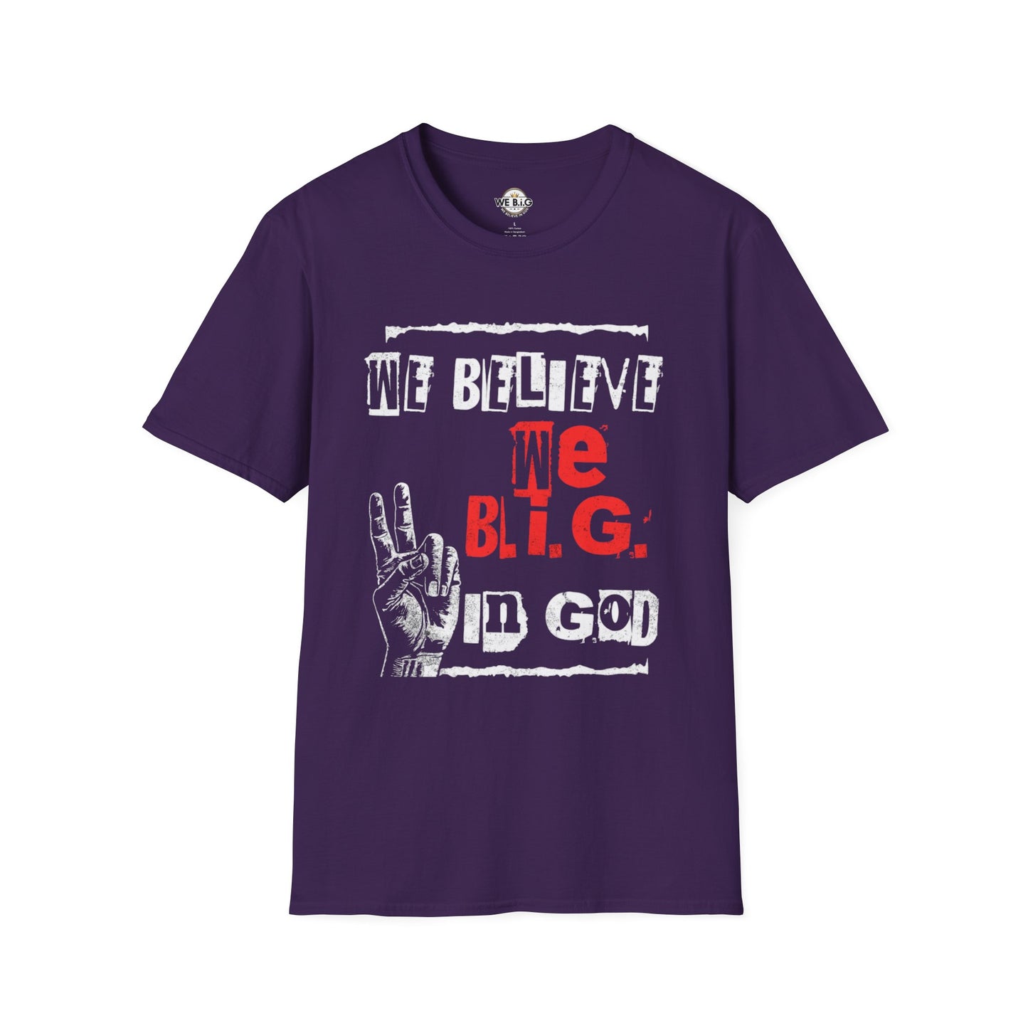 Faith-Inspired Graphic Tee, Unisex T-Shirt for Music Lovers, Gift for Friends, Inspirational Apparel, Peace Sign Shirt
