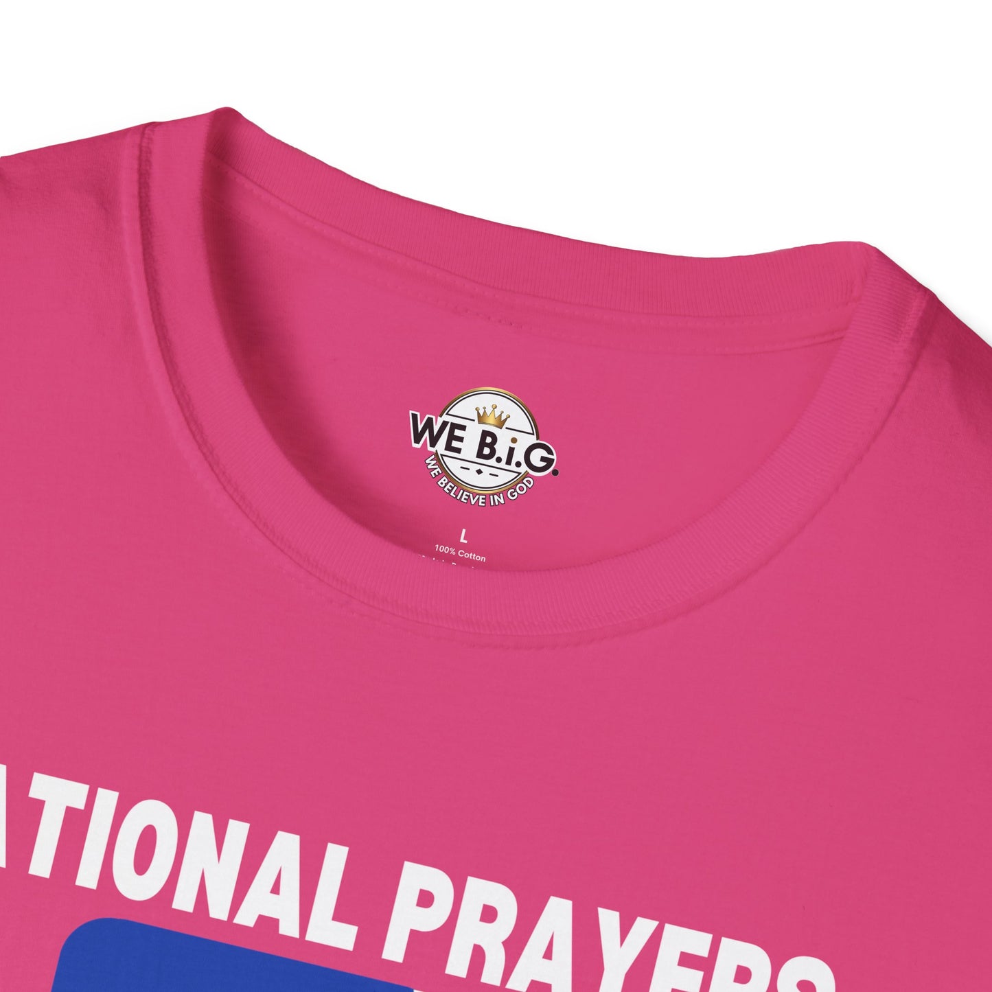 National Prayers Association Graphic T-Shirt—Unisex Softstyle Tee - , Faith-Based Apparel, Religious Gift, Casual Wear, Spiritual Style