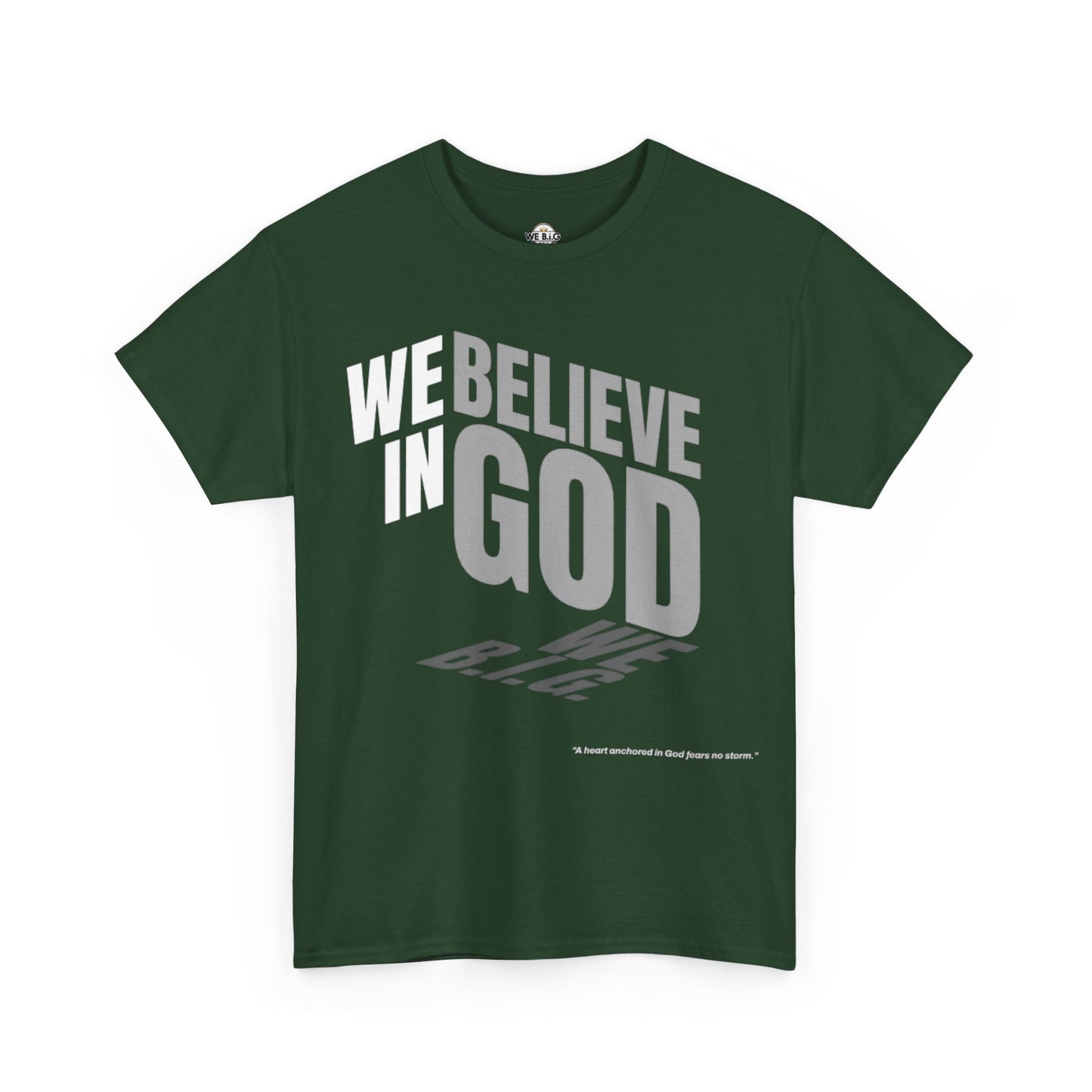 We B.i.G. Cubed - Inspirational Faith Shirt, Positive Message T-Shirt, Christian Apparel, Casual Everyday Wear, Gift for Believers