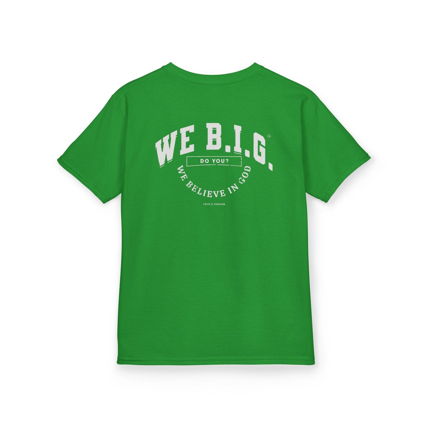 'We Believe in GOD' - Fun Cotton Shirt for Celebrations, Faith-Based Events, Everyday Wear