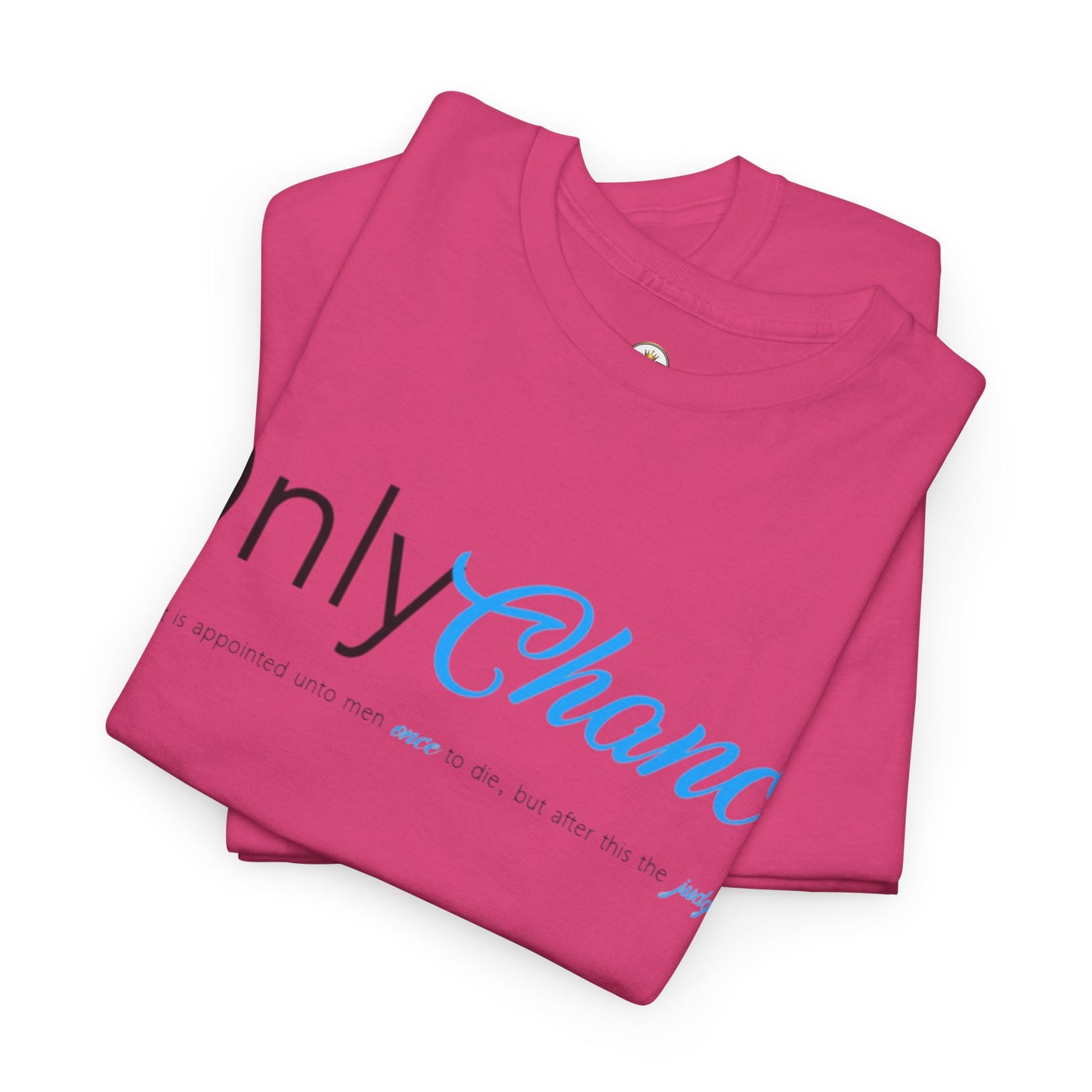 Only Chance (Hebrew 9:27) Shirt