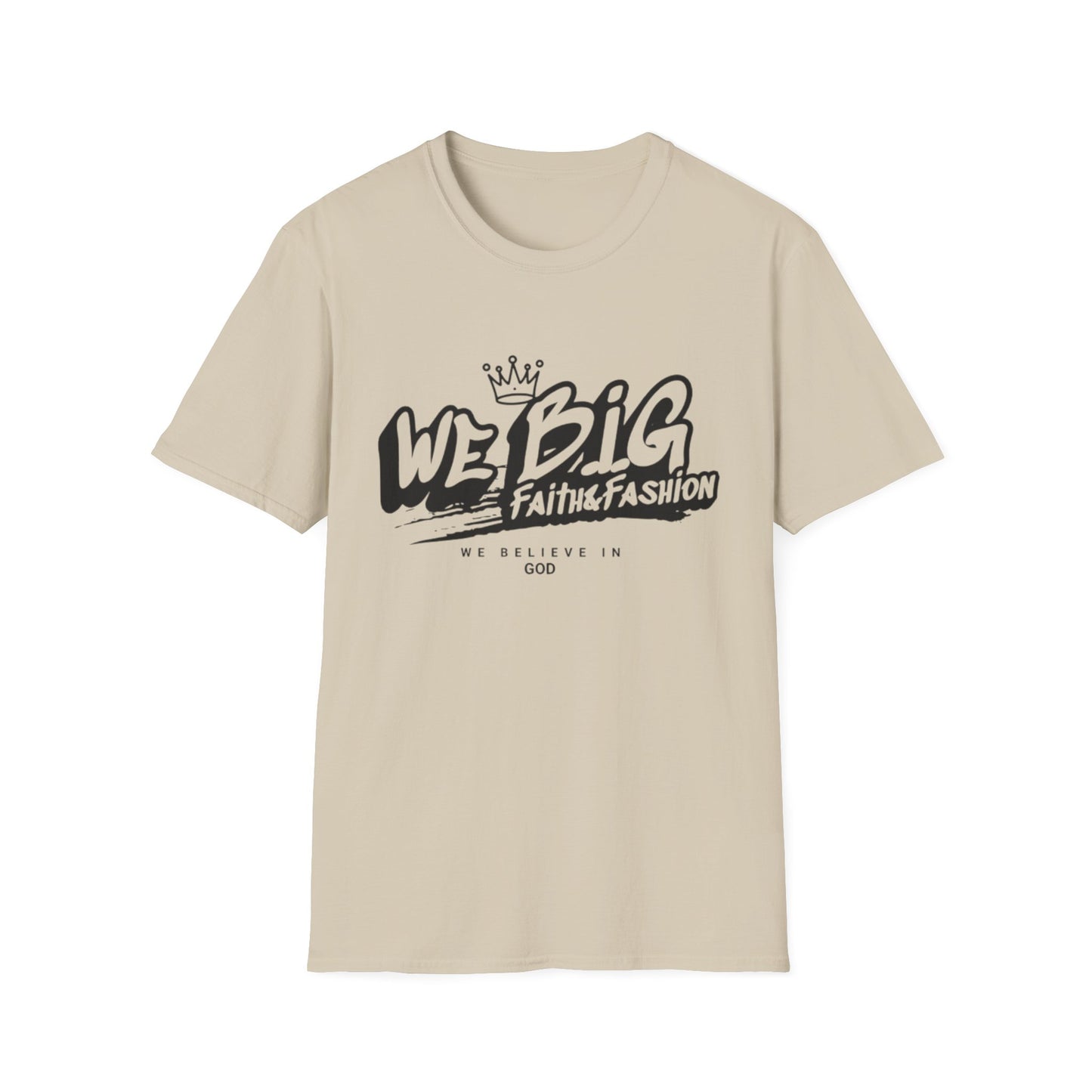 Faith-Inspired Unisex Softstyle T-Shirt | We Big Graphic Tee, Casual Faithwear, Christian Apparel, Gift for Believers, Everyday Comfort