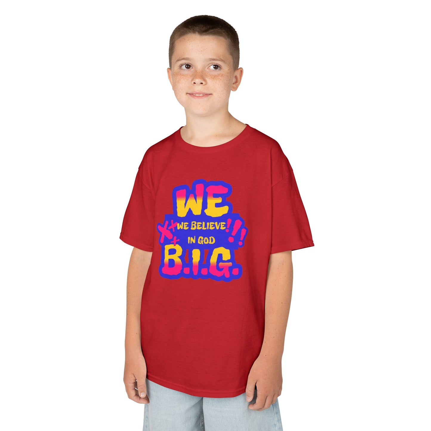 We B.i.G. — Colorful Kids Spiritual Tee - Motivational, Children’s Gift, Sunday School, Praise, Inspirational, Kid's Wear