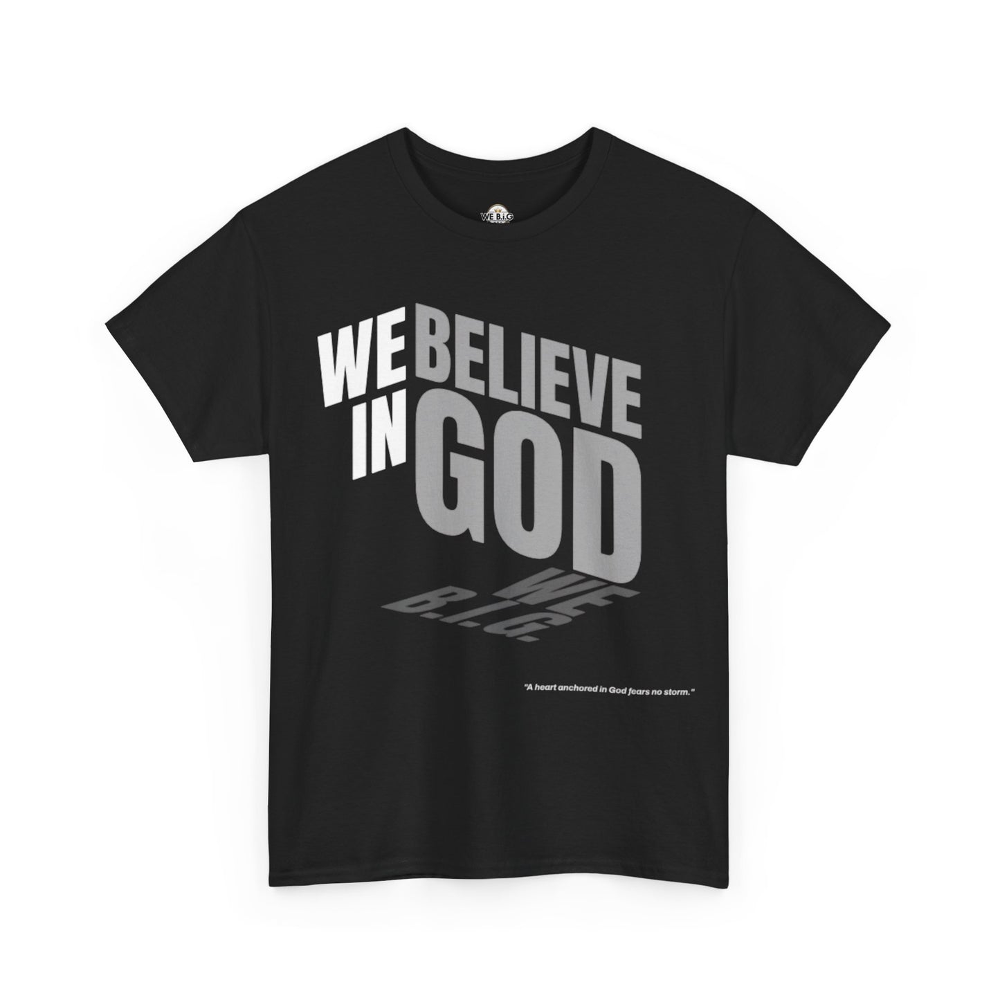 We B.i.G. Cubed - Inspirational Faith Shirt, Positive Message T-Shirt, Christian Apparel, Casual Everyday Wear, Gift for Believers