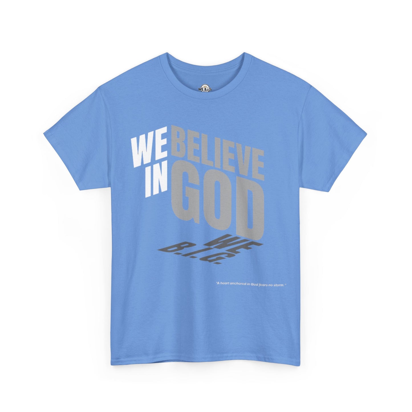 We B.i.G. Cubed - Inspirational Faith Shirt, Positive Message T-Shirt, Christian Apparel, Casual Everyday Wear, Gift for Believers