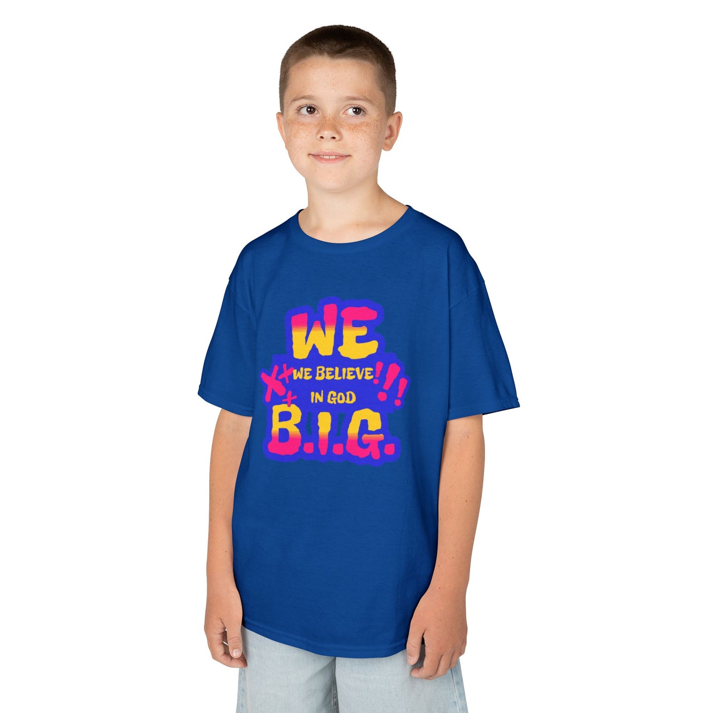 We B.i.G. — Colorful Kids Spiritual Tee - Motivational, Children’s Gift, Sunday School, Praise, Inspirational, Kid's Wear
