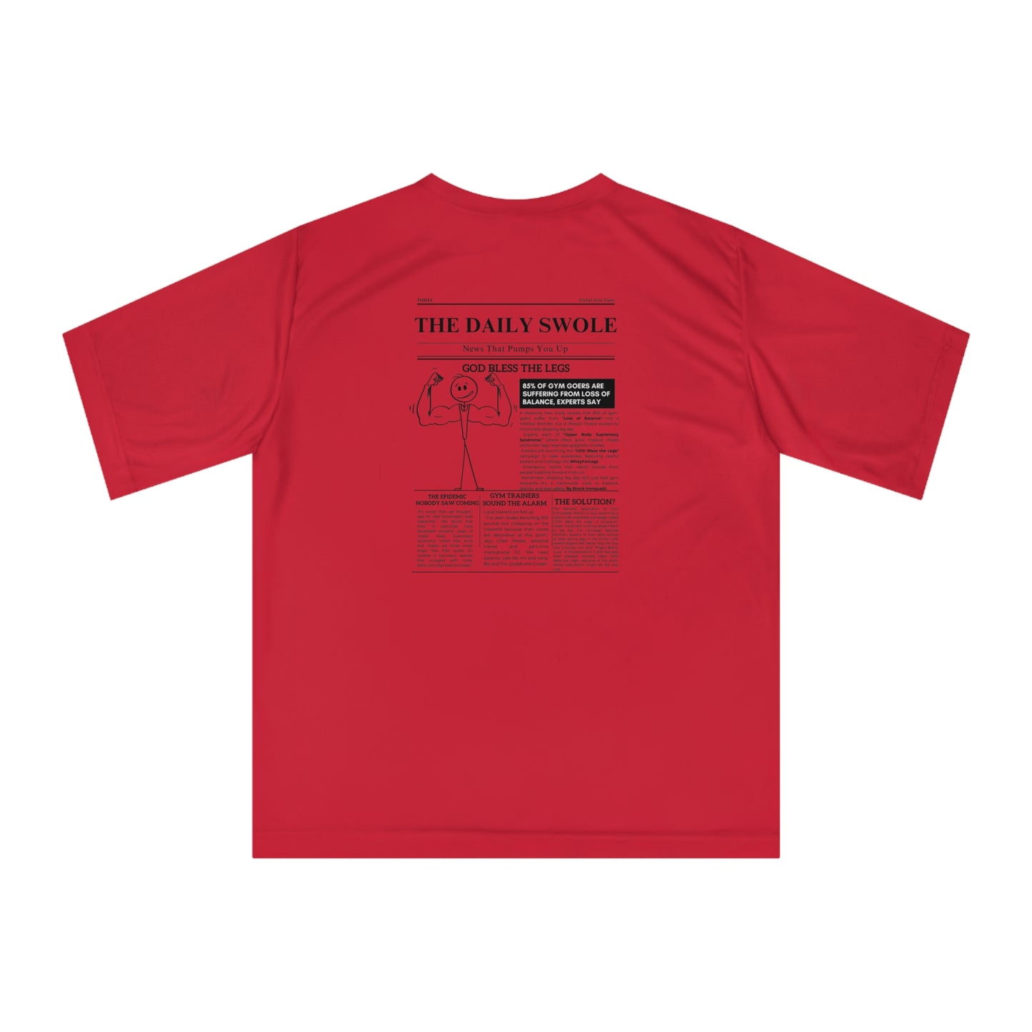 The Daily Swole (GOD Bless the Legs - Gym Workout Tee
