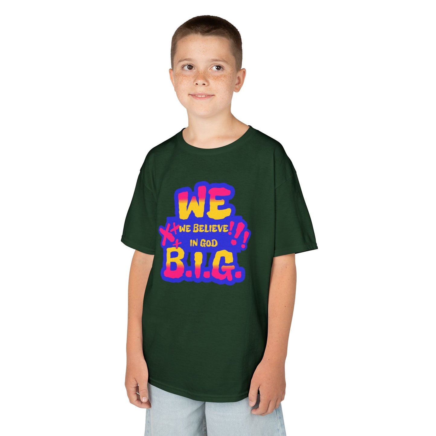 We B.i.G. — Colorful Kids Spiritual Tee - Motivational, Children’s Gift, Sunday School, Praise, Inspirational, Kid's Wear