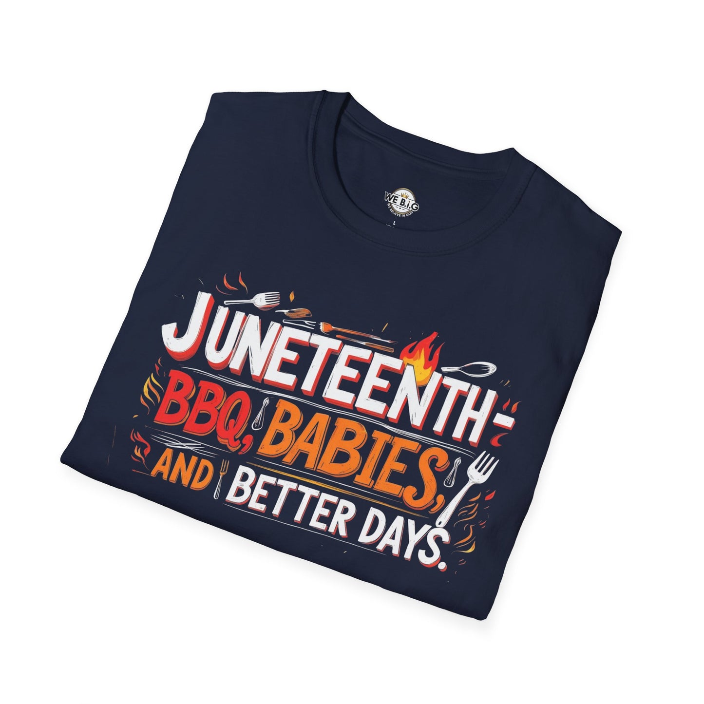 Juneteenth Celebration T-Shirt, Unisex BBQ Tee, Black Casual Wear, Affirmation Shirt, Comfortable Everyday Style