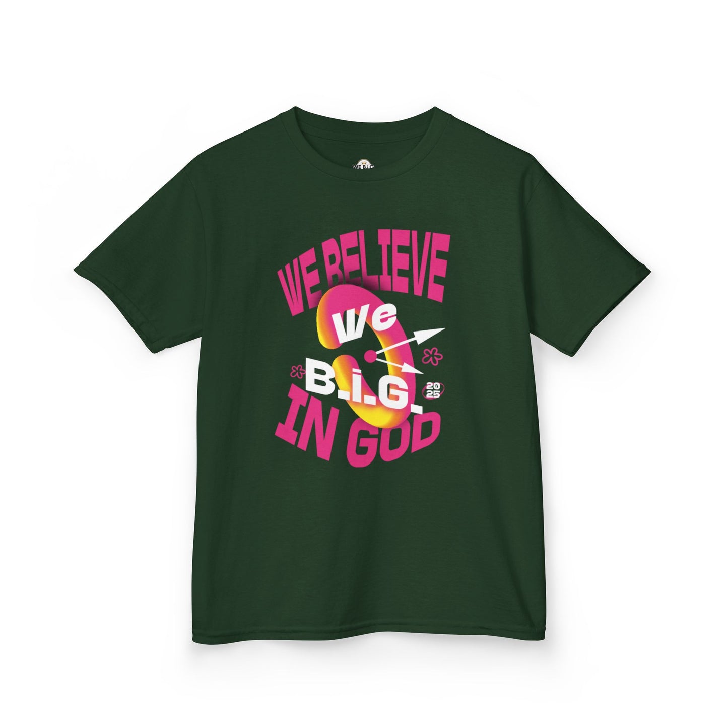 We B.i.G. Children —Faith-Inspiring Kids Heavy Cotton™ Tee - Perfect for Church, Family Gatherings, Gifts, Birthday Parties, Religious Celebrations