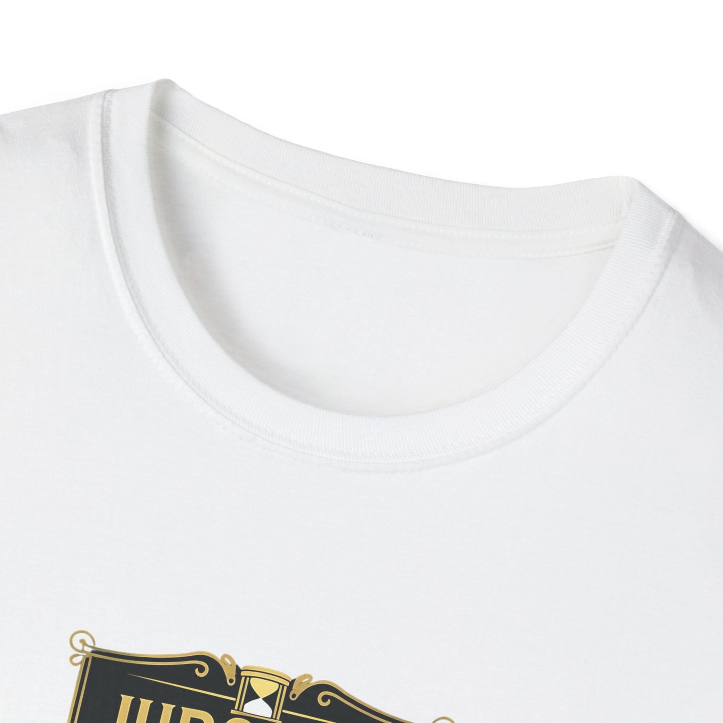 Graphic T-Shirt: Judge Me When You're Perfect, I'll Wait Black Badge