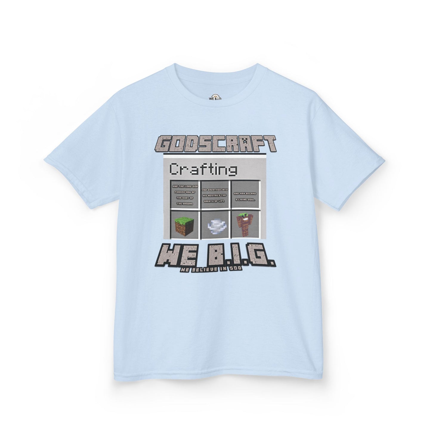 Kids Gaming Tee - Minecraft Crafting Design, Perfect Gift for Gamers, Birthday, Everyday Wear, Casual Fun, Kids Apparel