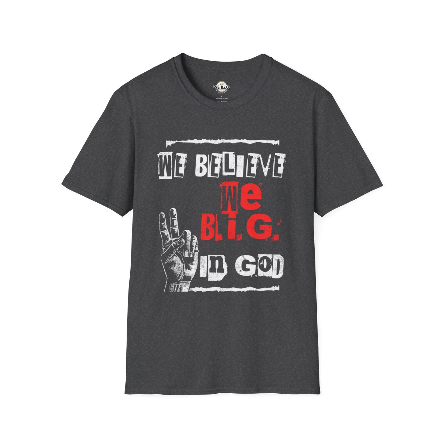 Faith-Inspired Graphic Tee, Unisex T-Shirt for Music Lovers, Gift for Friends, Inspirational Apparel, Peace Sign Shirt