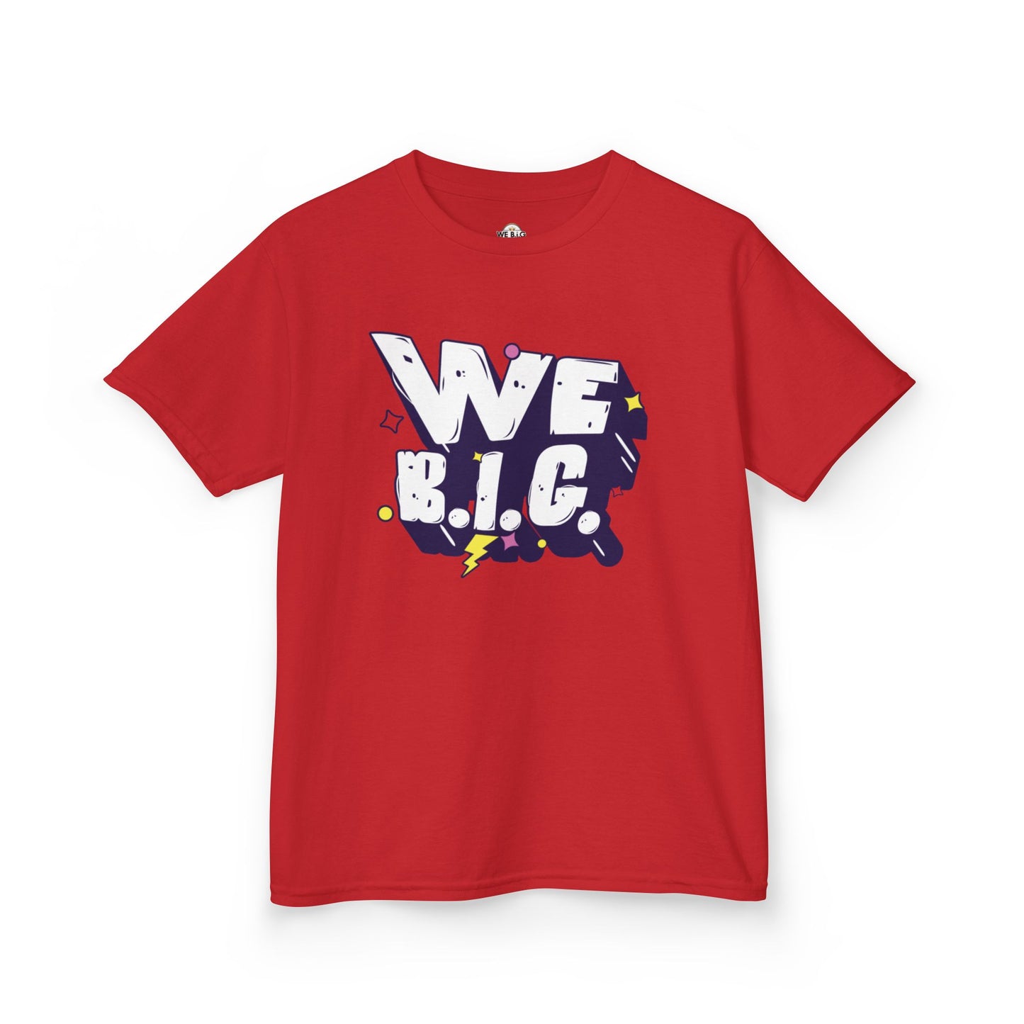WE B.I.G. - Motivational Kids T-Shirt, Encouraging Cotton Tee for Gifts, Kids Apparel, Positive Vibes