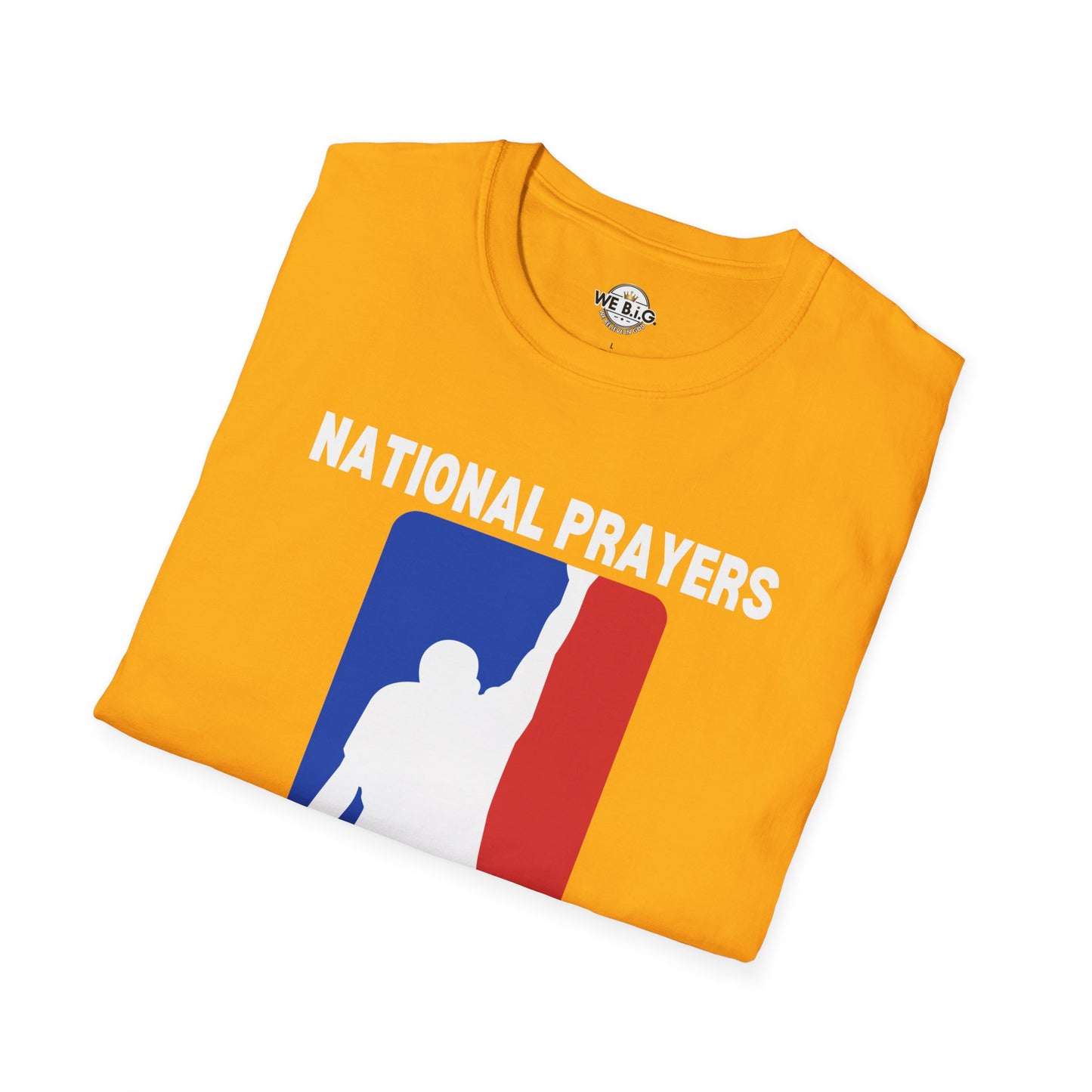 National Prayers Association Graphic T-Shirt—Unisex Softstyle Tee - , Faith-Based Apparel, Religious Gift, Casual Wear, Spiritual Style