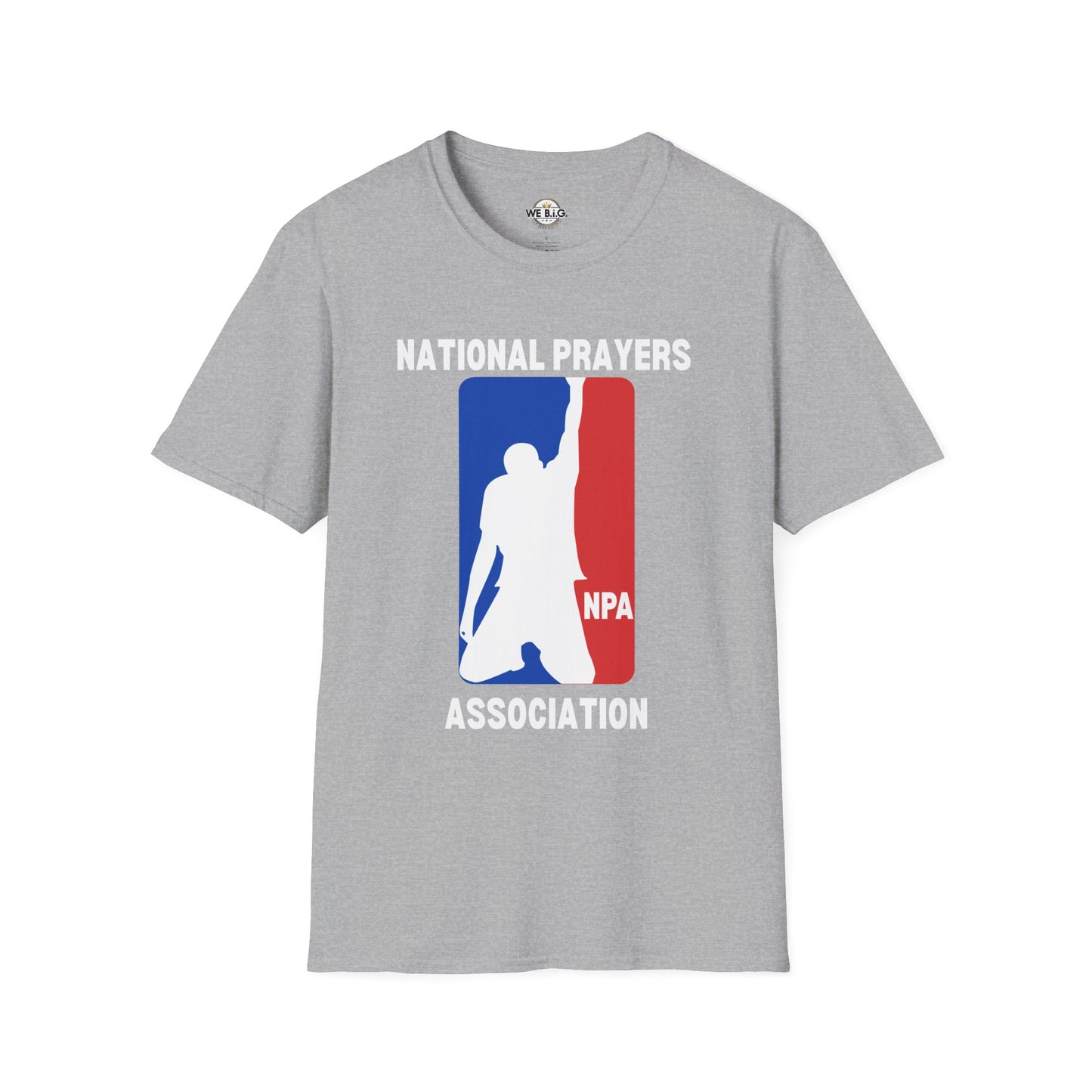 National Prayers Association Graphic T-Shirt—Unisex Softstyle Tee - , Faith-Based Apparel, Religious Gift, Casual Wear, Spiritual Style