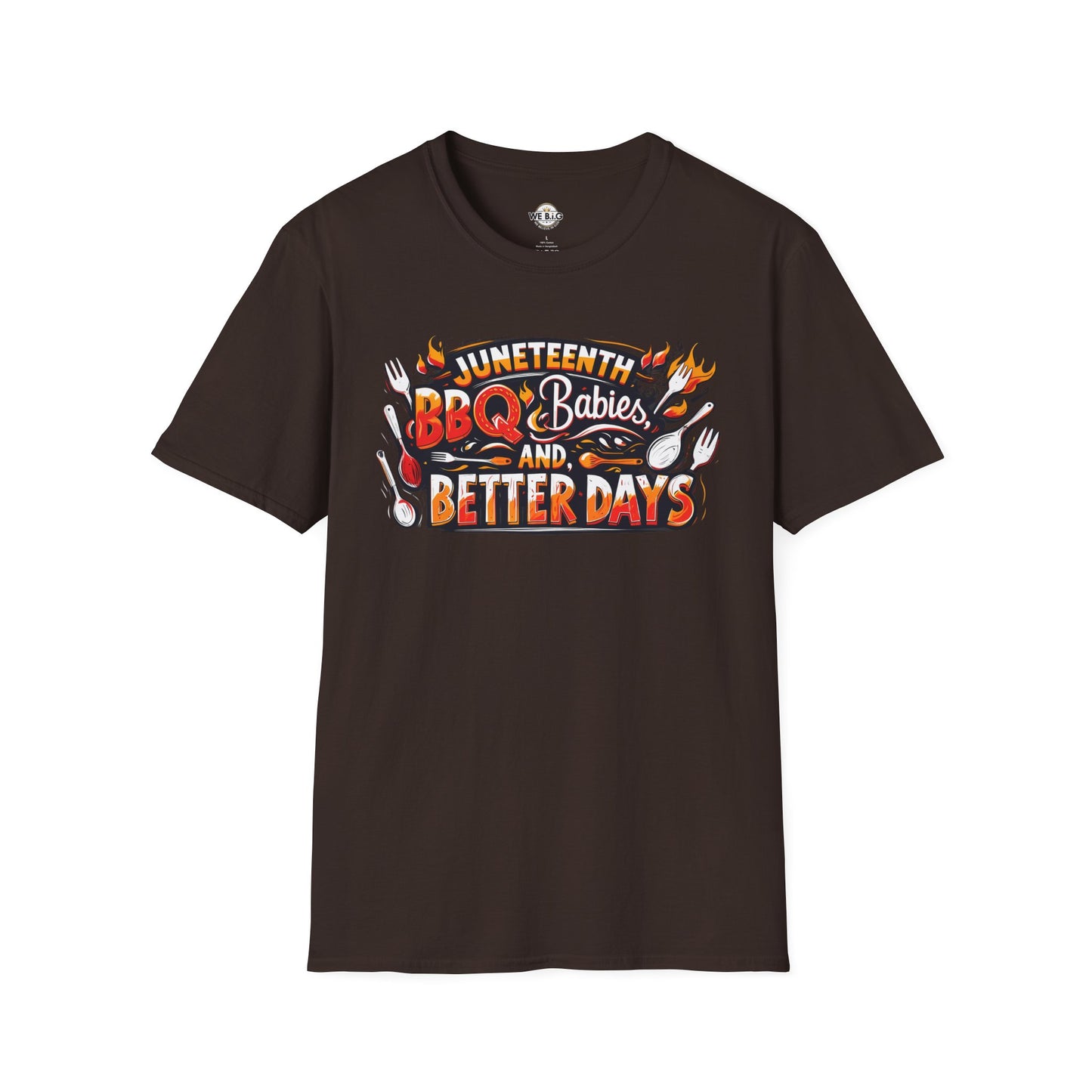 Juneteenth BBQ and Better Days T-Shirt, Unisex Graphic Tee, Summer BBQ Wear, Faith-Based Apparel, Festival Clothing, Gift Idea