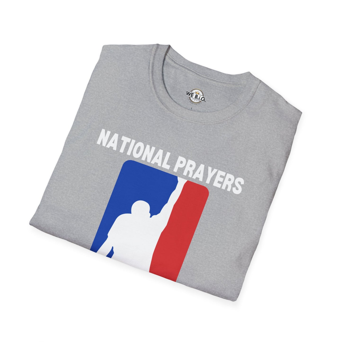 National Prayers Association Graphic T-Shirt—Unisex Softstyle Tee - , Faith-Based Apparel, Religious Gift, Casual Wear, Spiritual Style