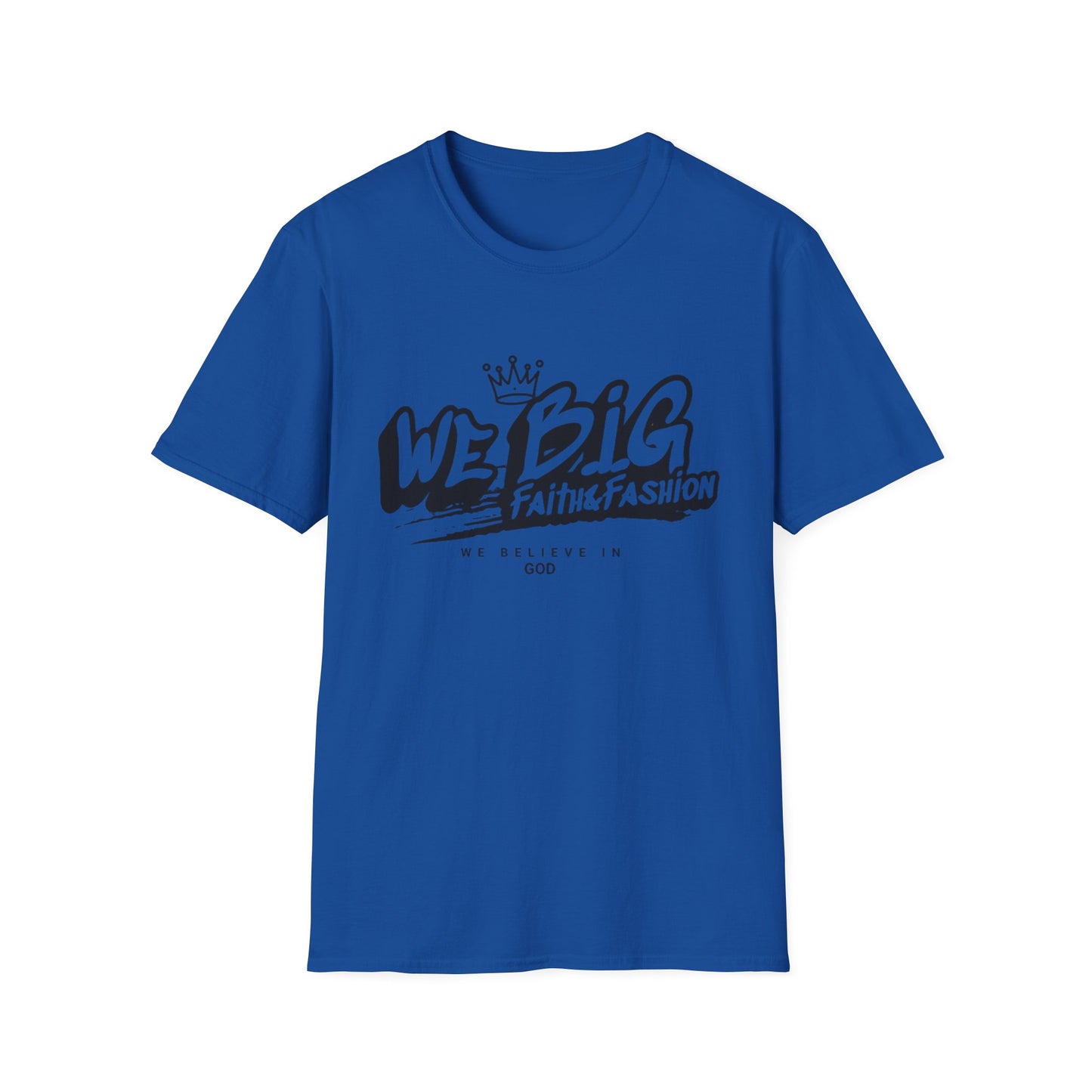 Faith-Inspired Unisex Softstyle T-Shirt | We Big Graphic Tee, Casual Faithwear, Christian Apparel, Gift for Believers, Everyday Comfort