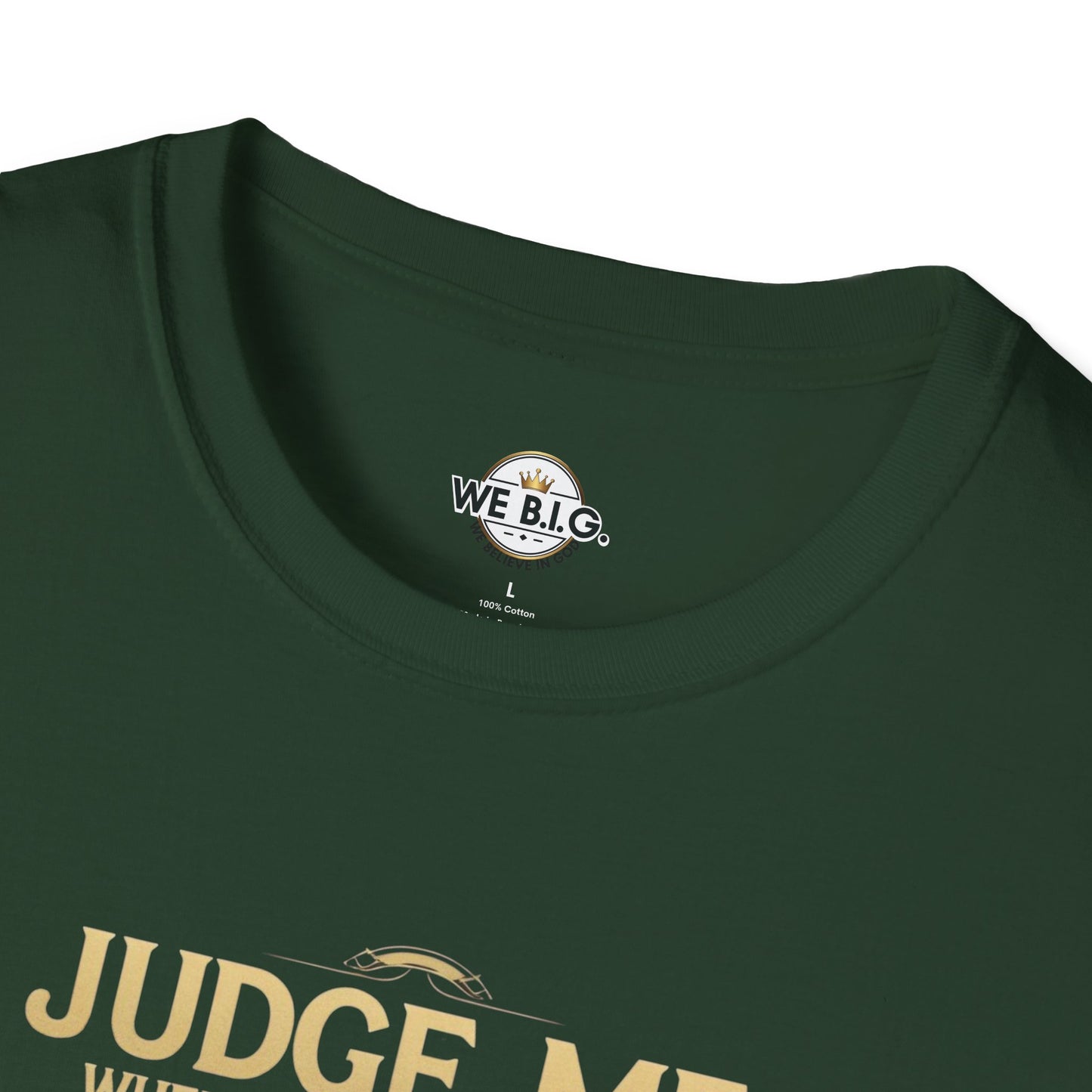 Judge Me Unisex T-Shirt - 'Judge Me when You're Perfect, I'll wait'