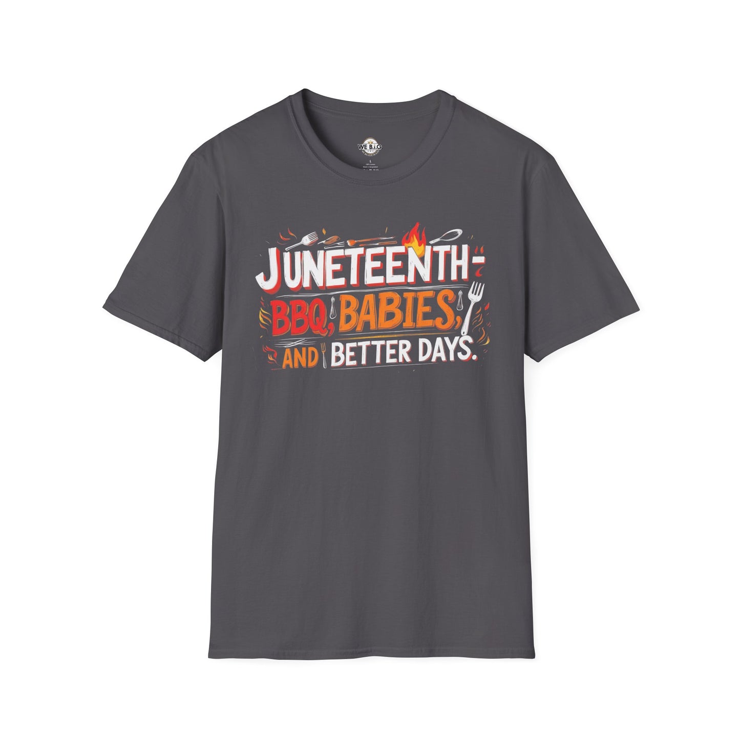 Juneteenth Celebration T-Shirt, Unisex BBQ Tee, Black Casual Wear, Affirmation Shirt, Comfortable Everyday Style