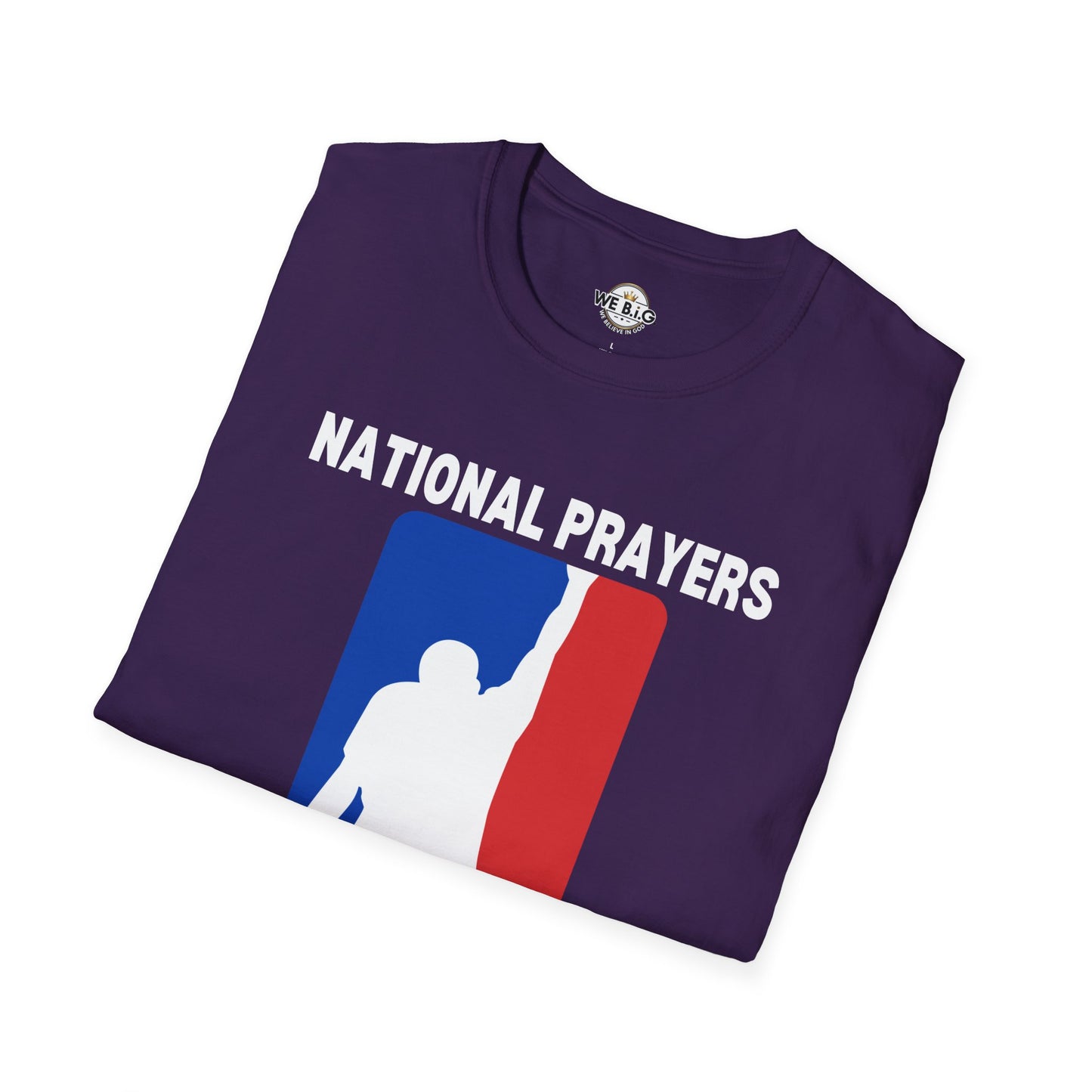 National Prayers Association Graphic T-Shirt—Unisex Softstyle Tee - , Faith-Based Apparel, Religious Gift, Casual Wear, Spiritual Style