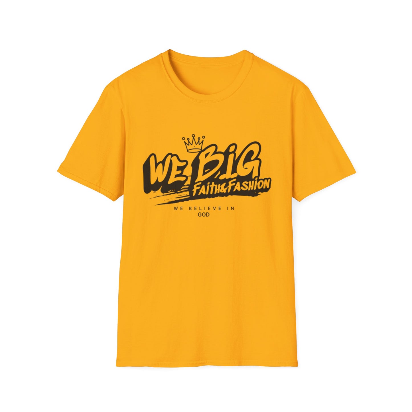 Faith-Inspired Unisex Softstyle T-Shirt | We Big Graphic Tee, Casual Faithwear, Christian Apparel, Gift for Believers, Everyday Comfort