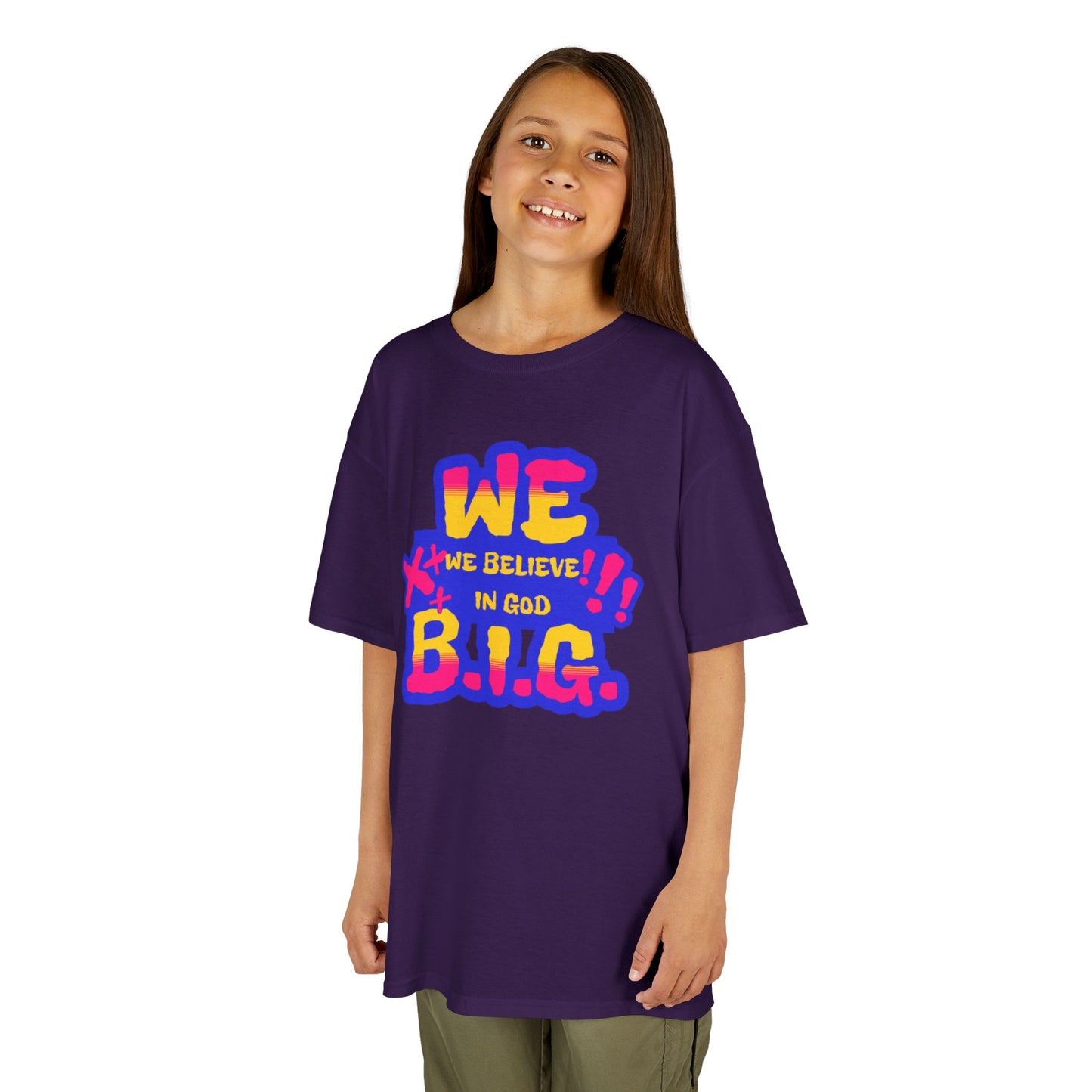 We B.i.G. — Colorful Kids Spiritual Tee - Motivational, Children’s Gift, Sunday School, Praise, Inspirational, Kid's Wear