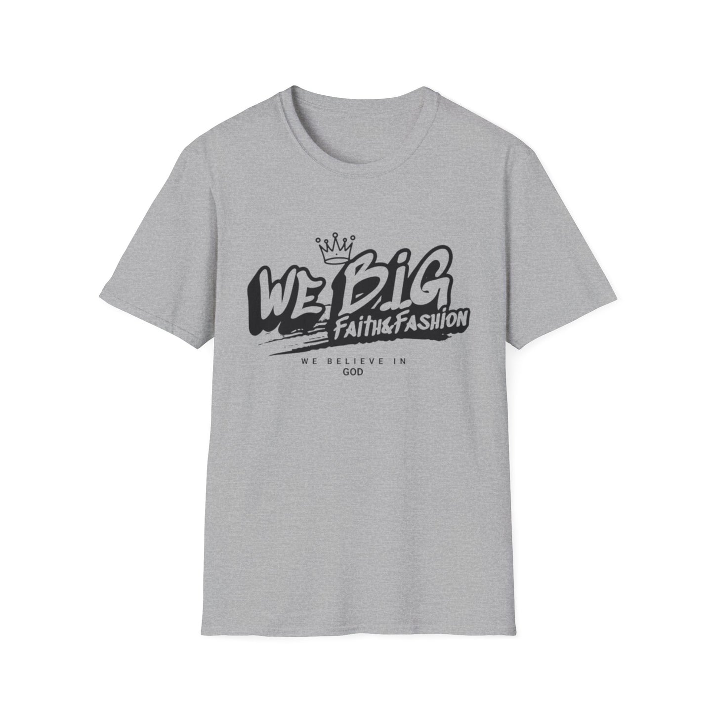 Faith-Inspired Unisex Softstyle T-Shirt | We Big Graphic Tee, Casual Faithwear, Christian Apparel, Gift for Believers, Everyday Comfort
