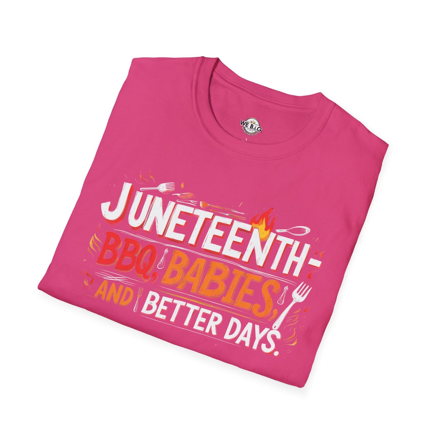 Juneteenth Celebration T-Shirt, Unisex BBQ Tee, Black Casual Wear, Affirmation Shirt, Comfortable Everyday Style