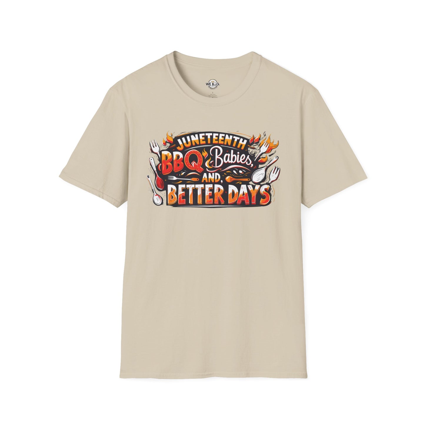 Juneteenth BBQ and Better Days T-Shirt, Unisex Graphic Tee, Summer BBQ Wear, Faith-Based Apparel, Festival Clothing, Gift Idea