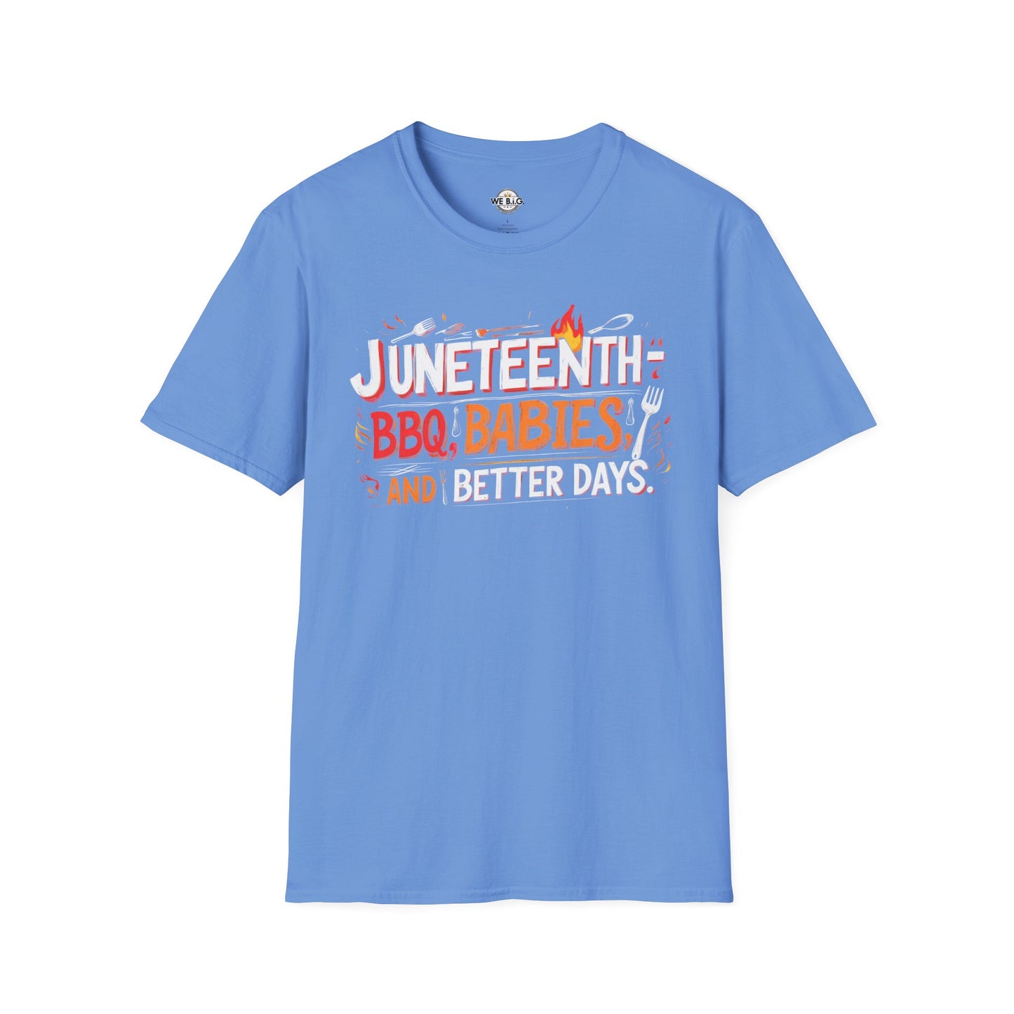 Juneteenth Celebration T-Shirt, Unisex BBQ Tee, Black Casual Wear, Affirmation Shirt, Comfortable Everyday Style