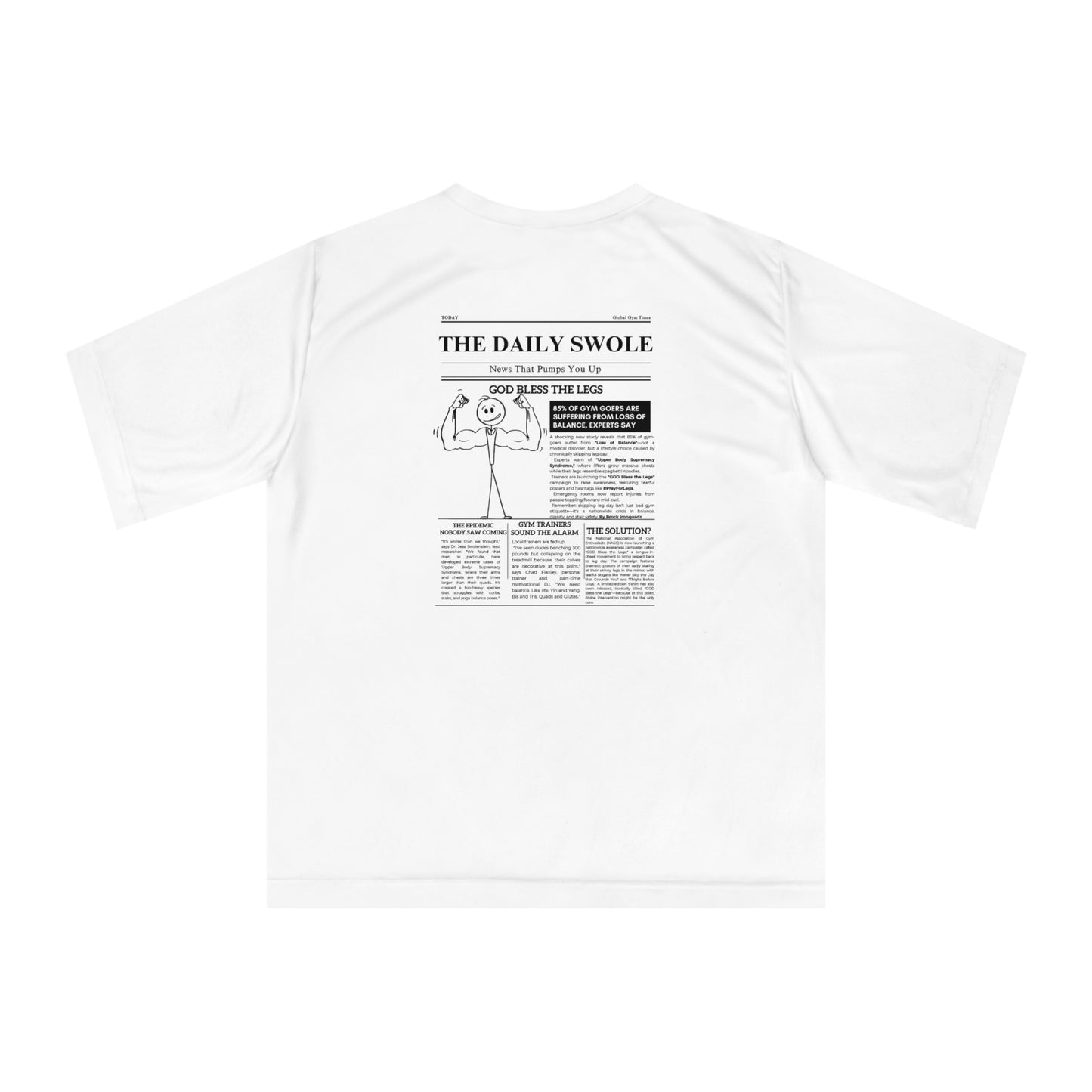 The Daily Swole (GOD Bless the Legs - Gym Workout Tee