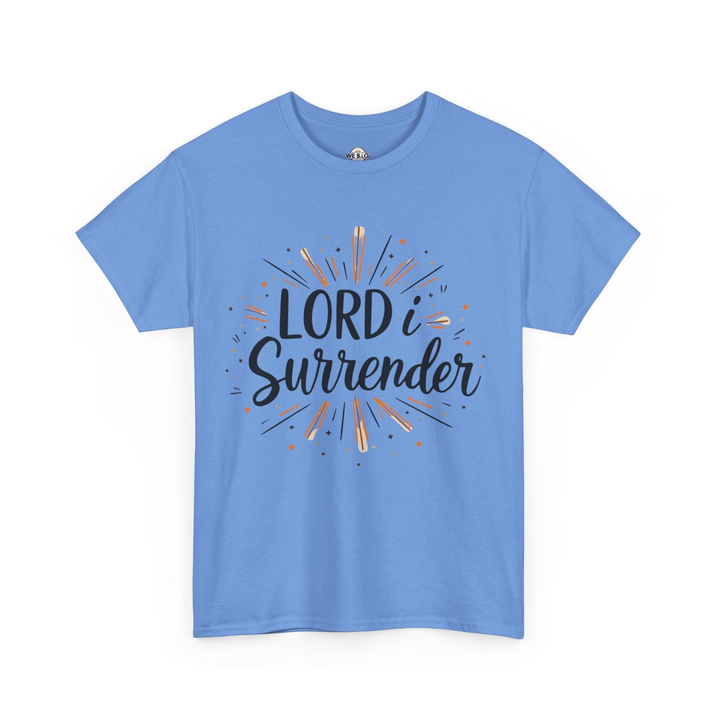 Lord, I Surrender 3—Spiritual Unisex Tee - "Lord, I Surrender" - Faith Shirt, Religious Apparel, Christian Gift, Inspirational Top, Everyday Wear