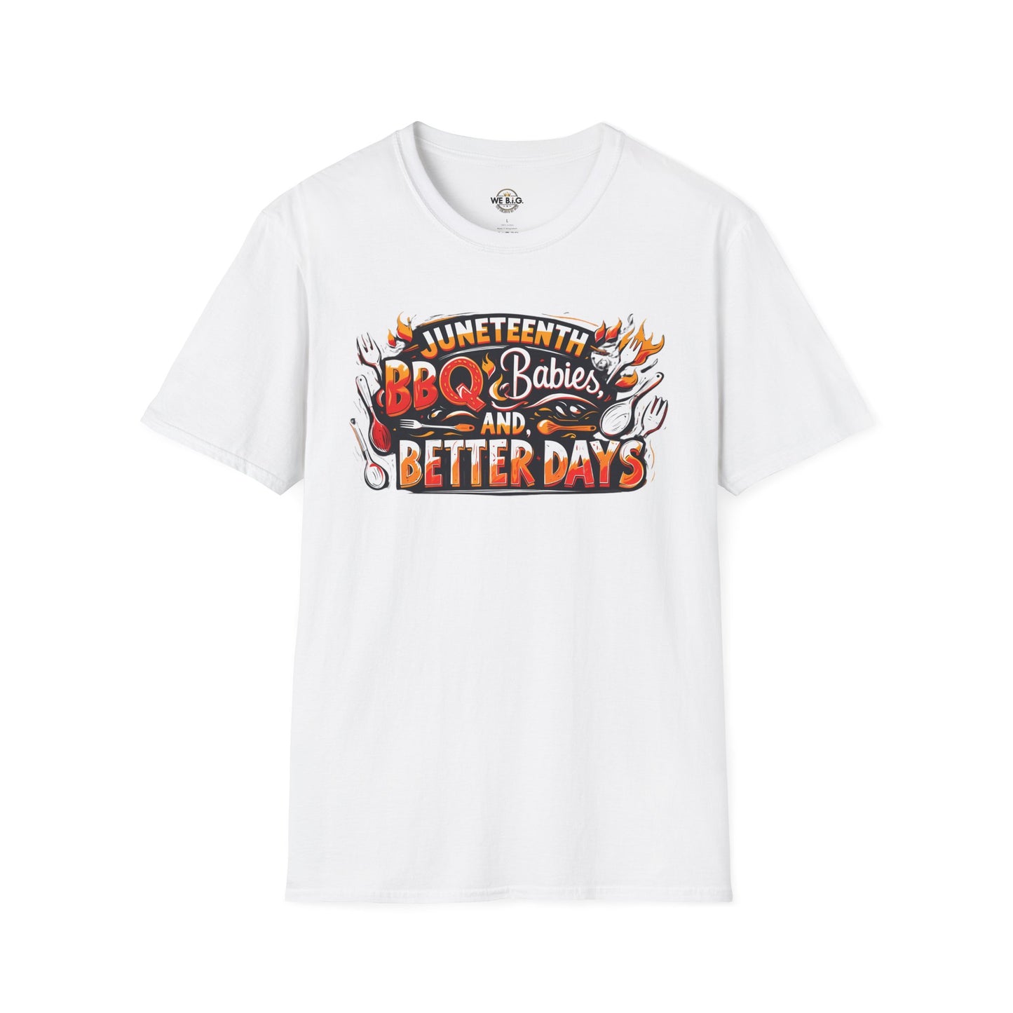 Juneteenth BBQ and Better Days T-Shirt, Unisex Graphic Tee, Summer BBQ Wear, Faith-Based Apparel, Festival Clothing, Gift Idea