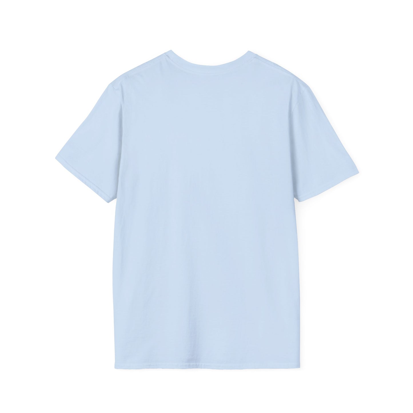 Funny Christian Slogan Unisex T-Shirt - I Love Jesus, But Some of Y'all Pushin' It (Blue & Golden)