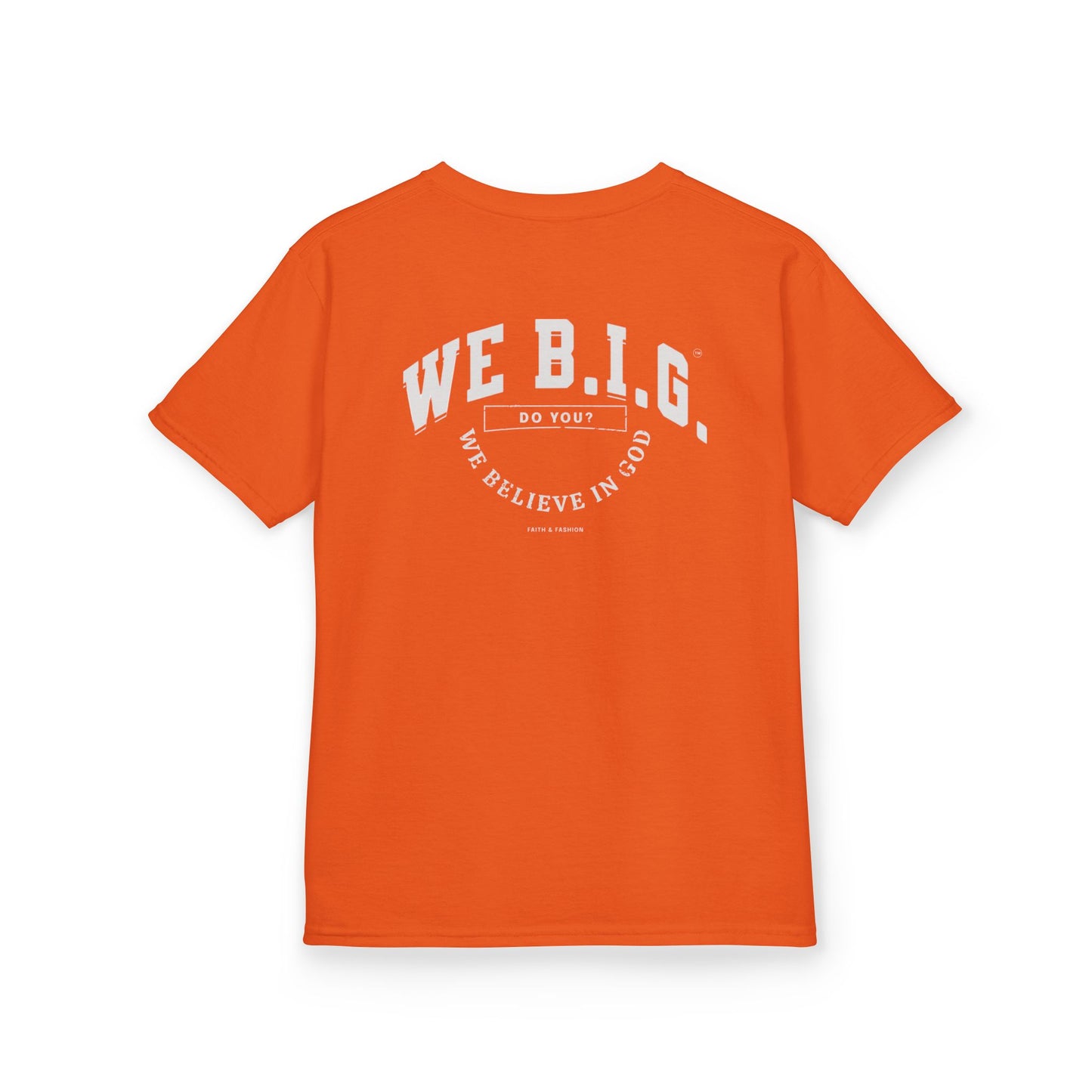 'We Believe in GOD' - Fun Cotton Shirt for Celebrations, Faith-Based Events, Everyday Wear