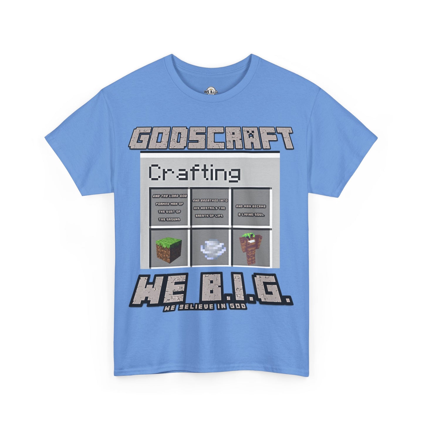 Godscraft Crafting Tee, Gamer Shirt, Minecraft Apparel, Fun Casual Top, Creative Gift for Gamers
