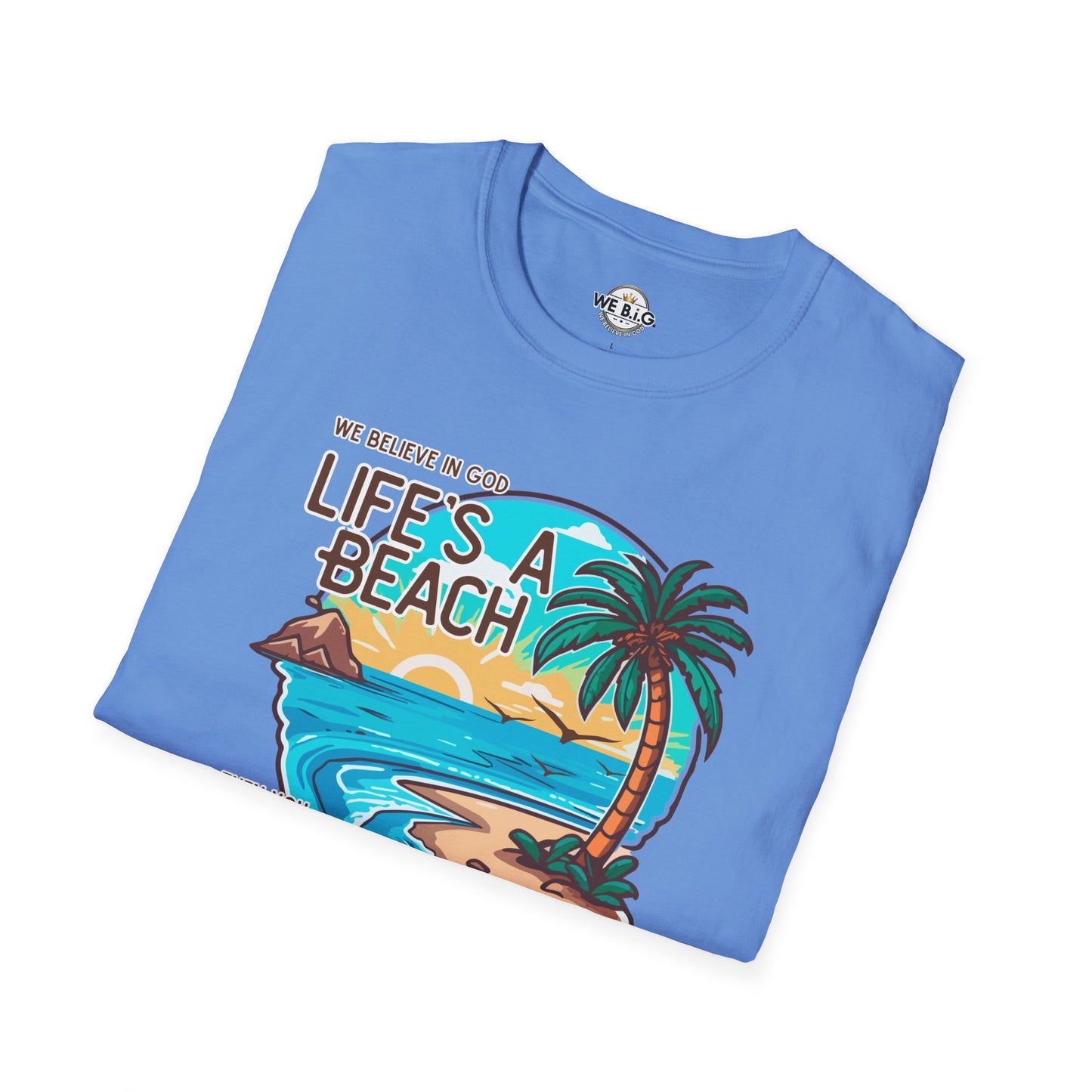 "Life's a Beach, Then You Dive—Beach Life Unisex T-Shirt - Summer Vibes Tee, Vacation Shirt, Gift for Beach Lovers, Coastal Apparel, Island Life Clothing