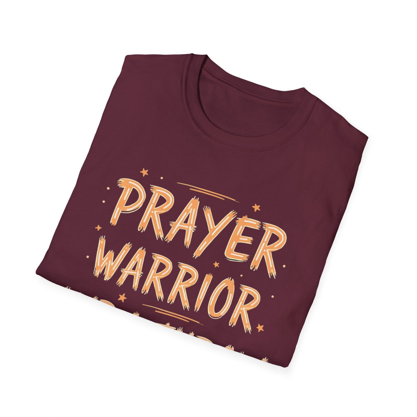 Prayer Warrior, And I Throw Hands (paint stroke style)