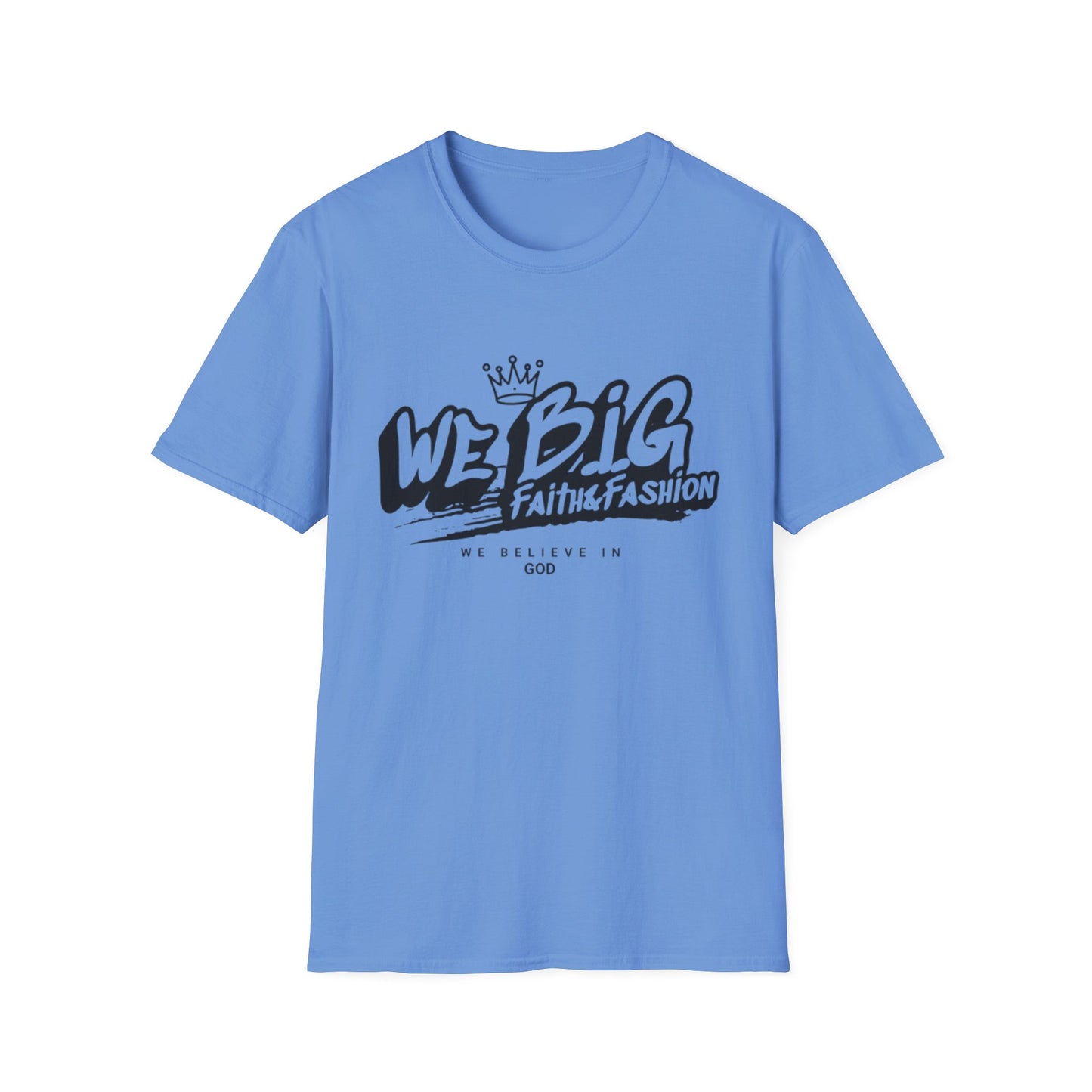 Faith-Inspired Unisex Softstyle T-Shirt | We Big Graphic Tee, Casual Faithwear, Christian Apparel, Gift for Believers, Everyday Comfort