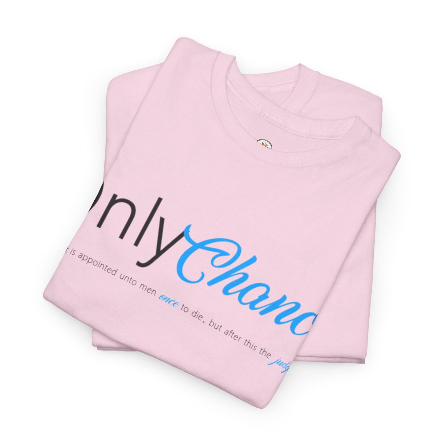 Only Chance (Hebrew 9:27) Shirt