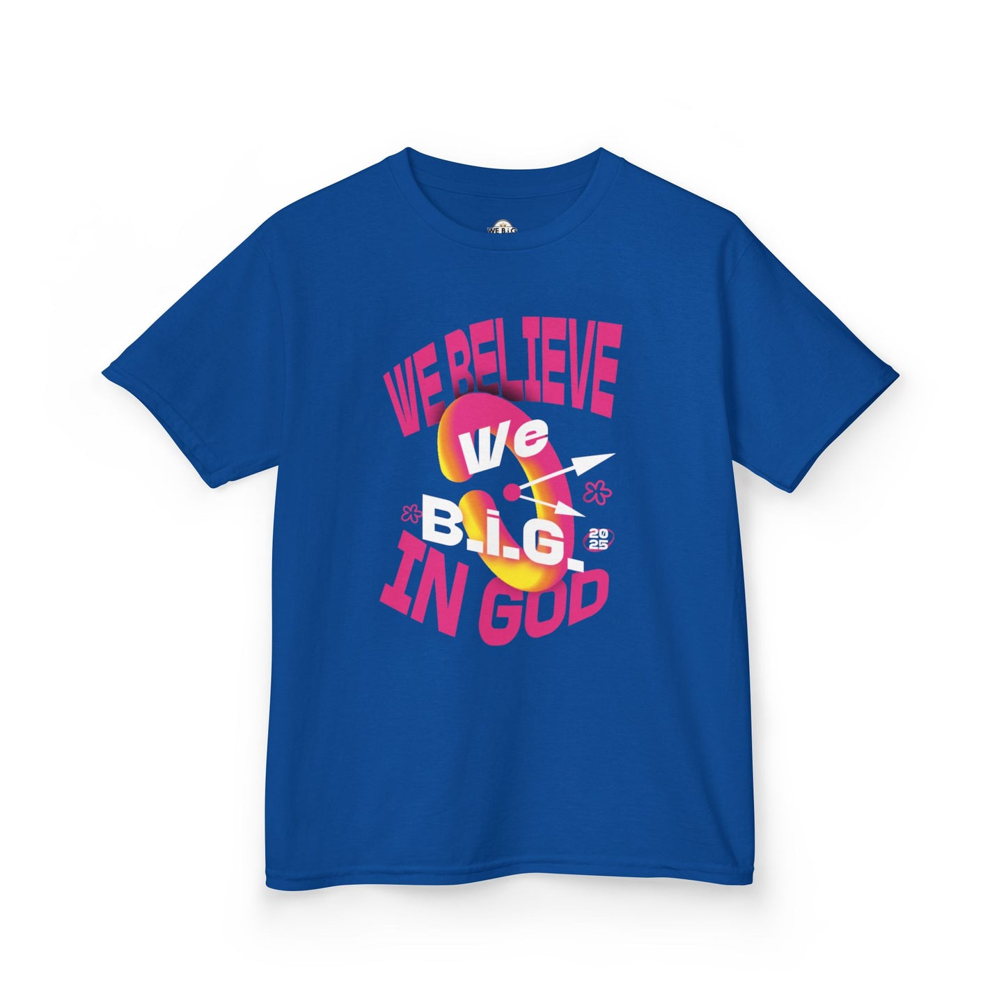 We B.i.G. Children —Faith-Inspiring Kids Heavy Cotton™ Tee - Perfect for Church, Family Gatherings, Gifts, Birthday Parties, Religious Celebrations