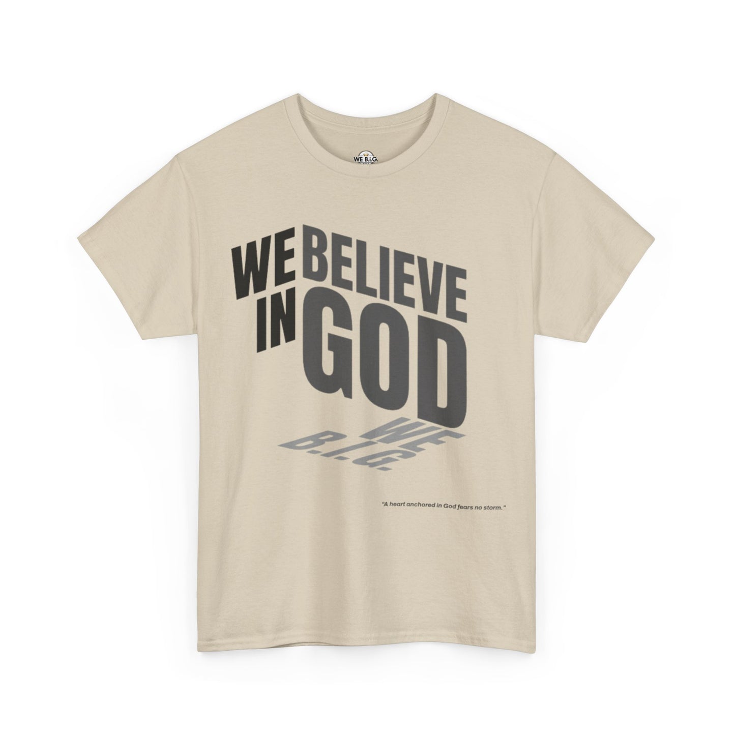We B.i.G. Cubed - Inspirational Faith Shirt, Positive Message T-Shirt, Christian Apparel, Casual Everyday Wear, Gift for Believers